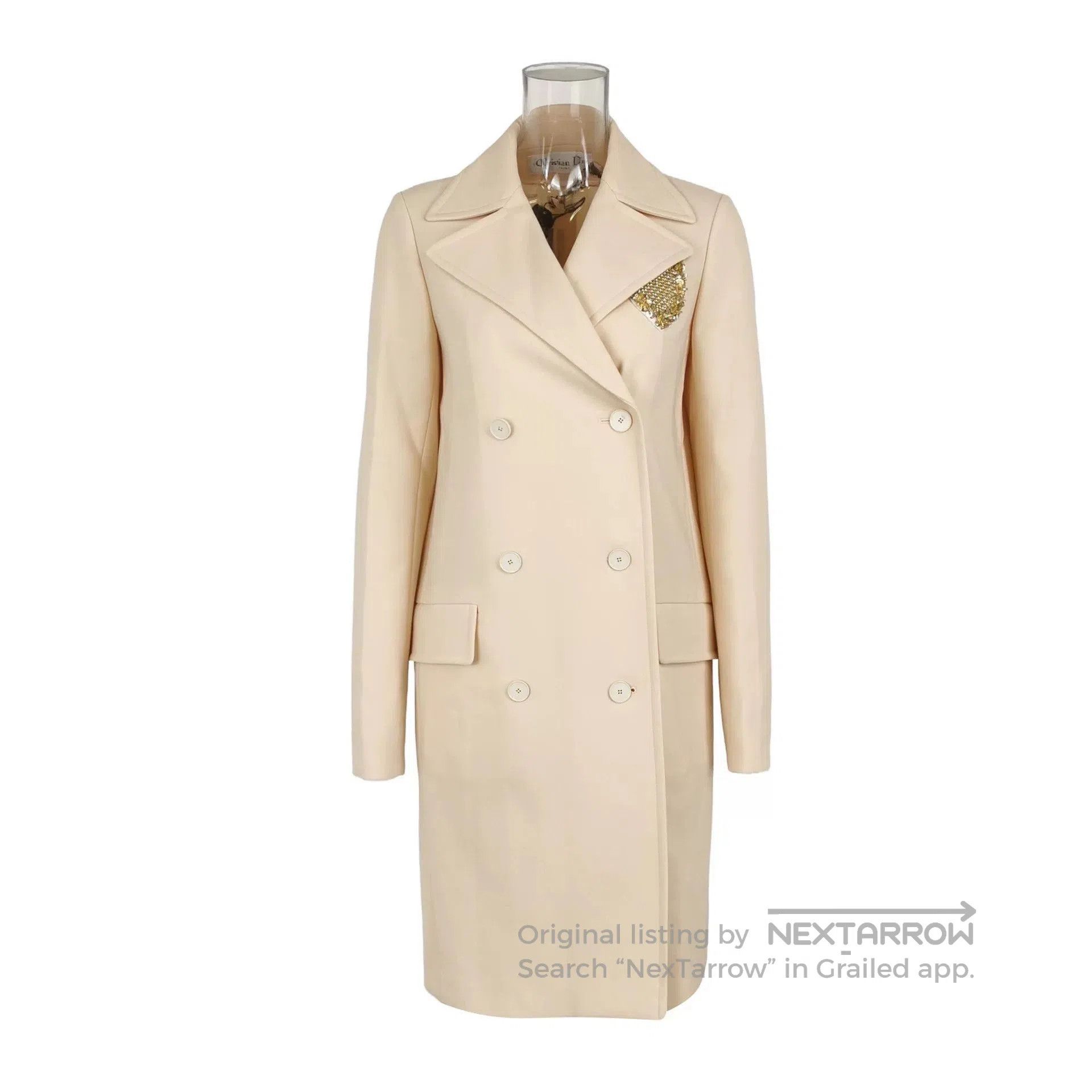 Dior christian dior double-breasted coat size 38. Size US M / EU 48-50 / 2 - 1 Thumbnail