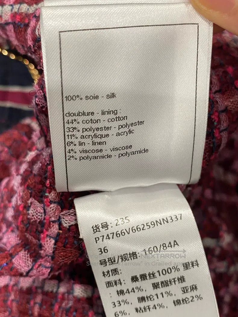 Chanel Chanel 23-year-old dark blue graffiti logo jacket Size XXS / US 00 / IT 34 - 7 Thumbnail
