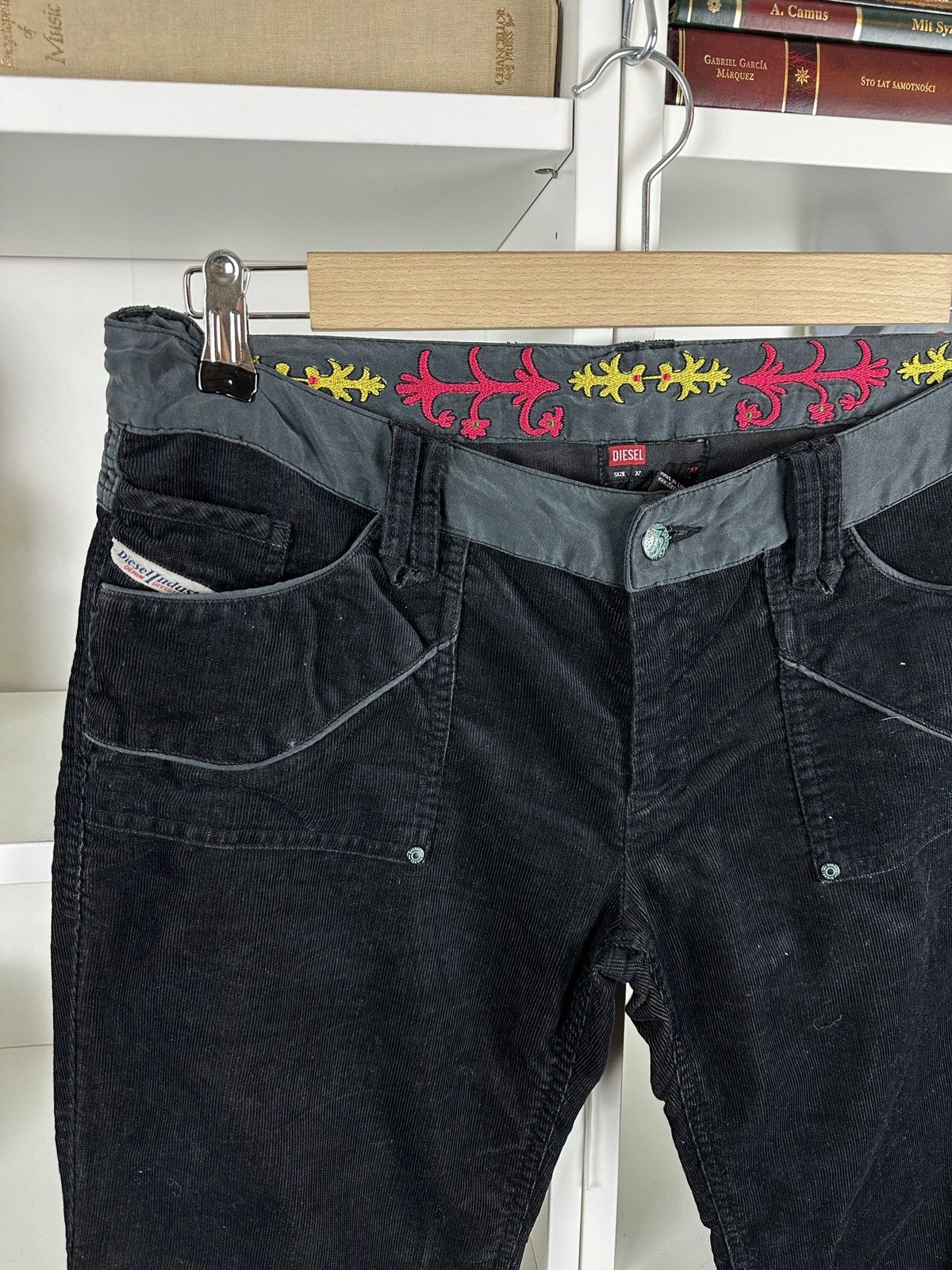 Diesel Black diesel flared corduroy pants Size US 32 / EU 48 - 2 Thumbnail