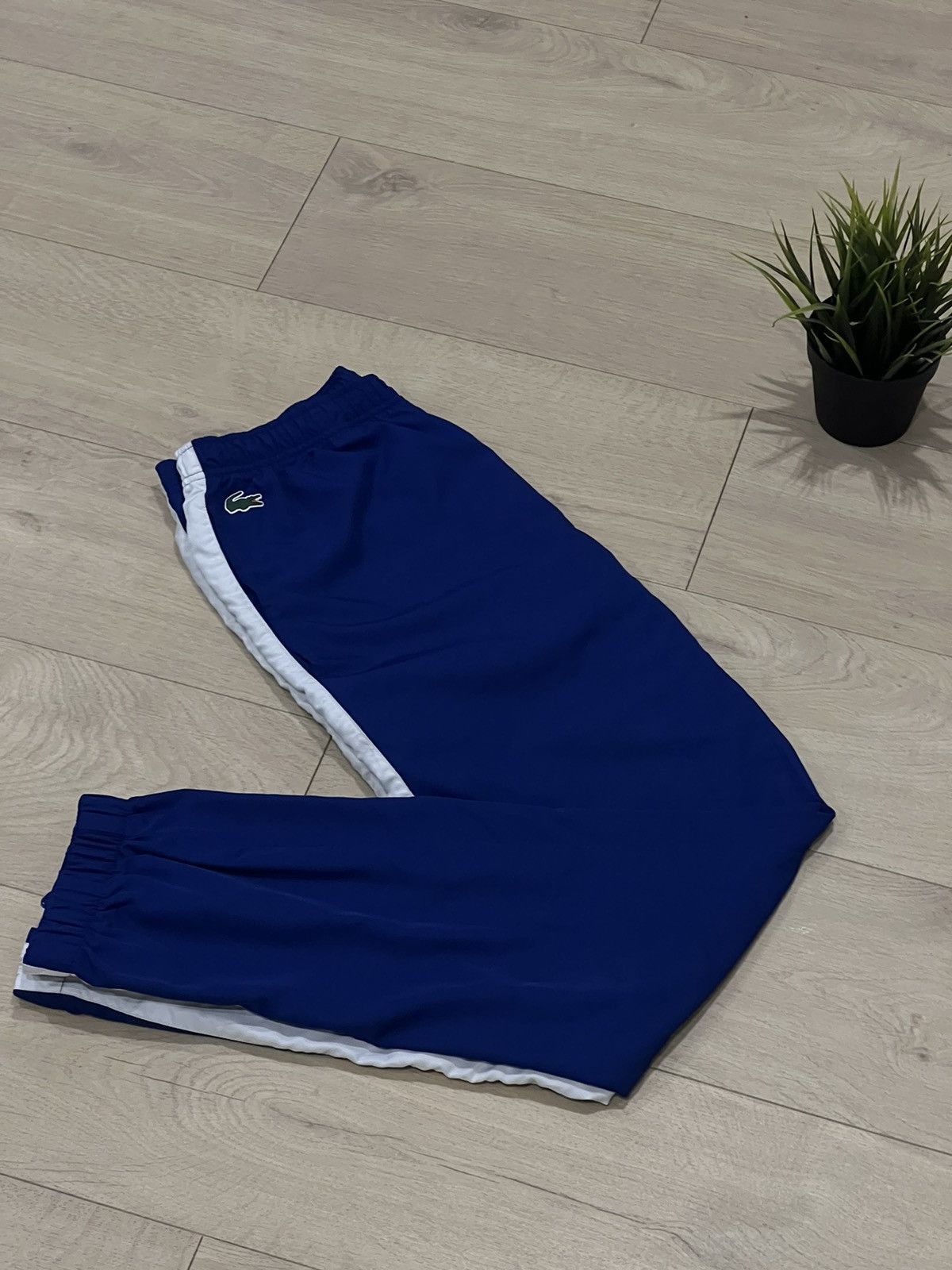 Lacoste × Vintage 💥Vintage Lacoste Pants Trackpants Drill Y2K Size US 32 / EU 48 - 2 Thumbnail