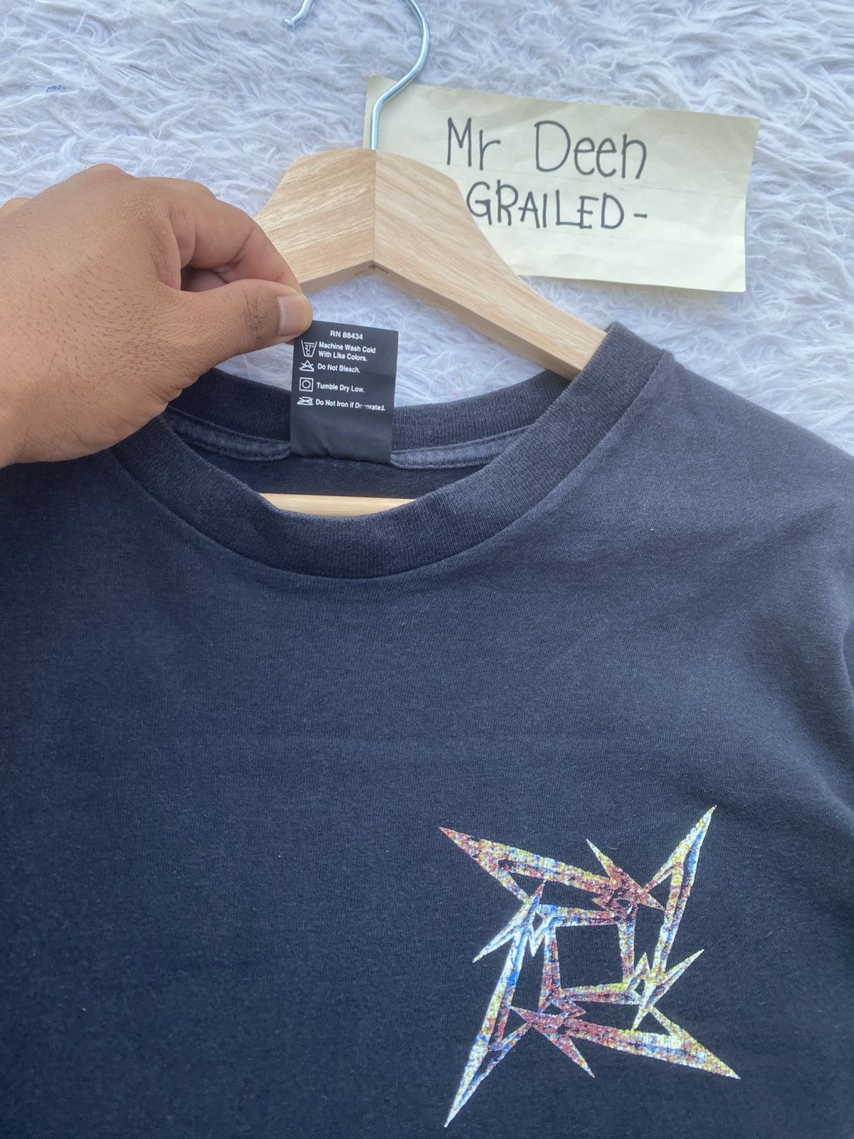 Metallica Vintage 90s Tour Metallica Giant Tag Band T Shirt Size US L / EU 52-54 / 3 - 18 Thumbnail