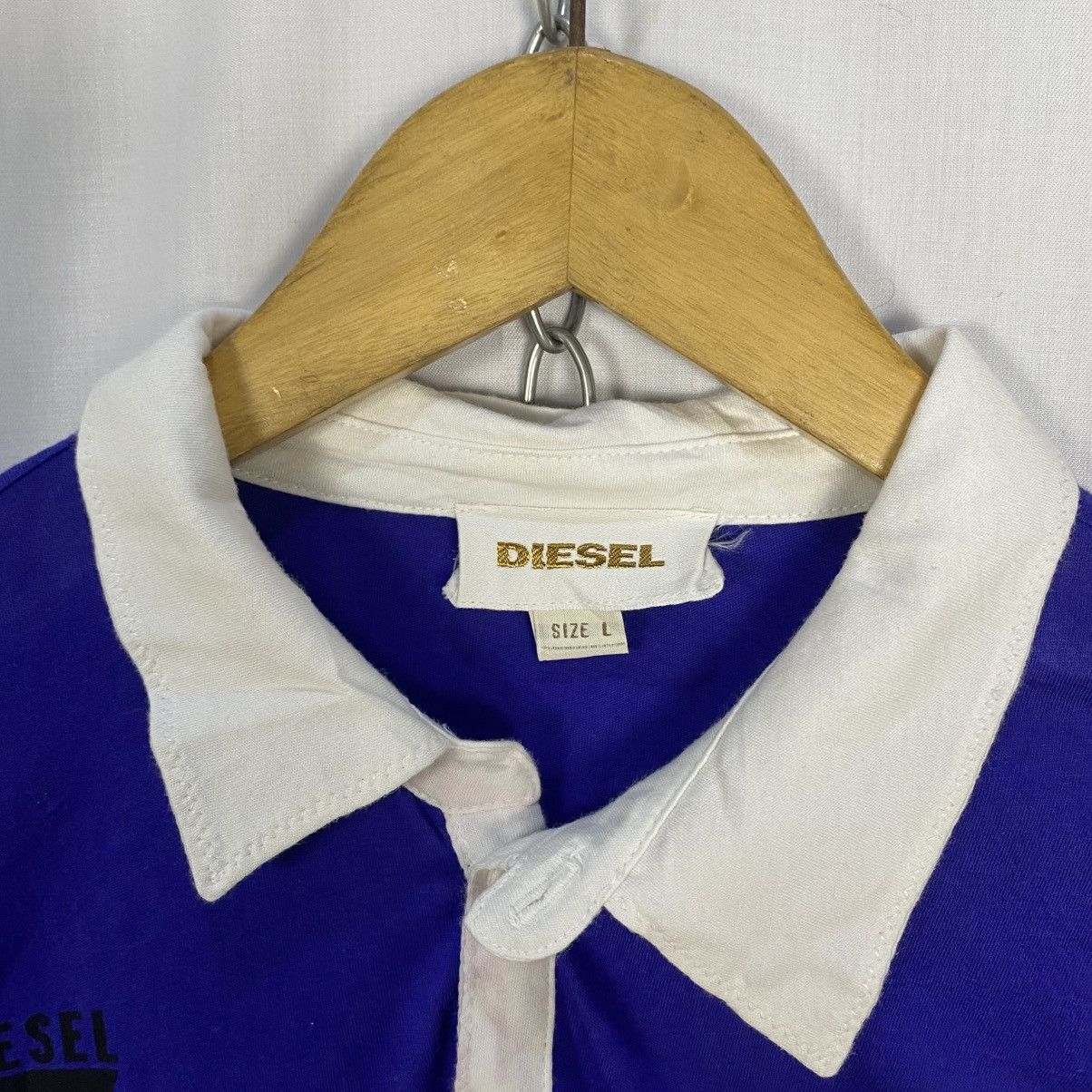 Diesel Diesel Alchemist Vintage Poloshirt Blue Size L / US 10 / IT 46 - 4 Thumbnail