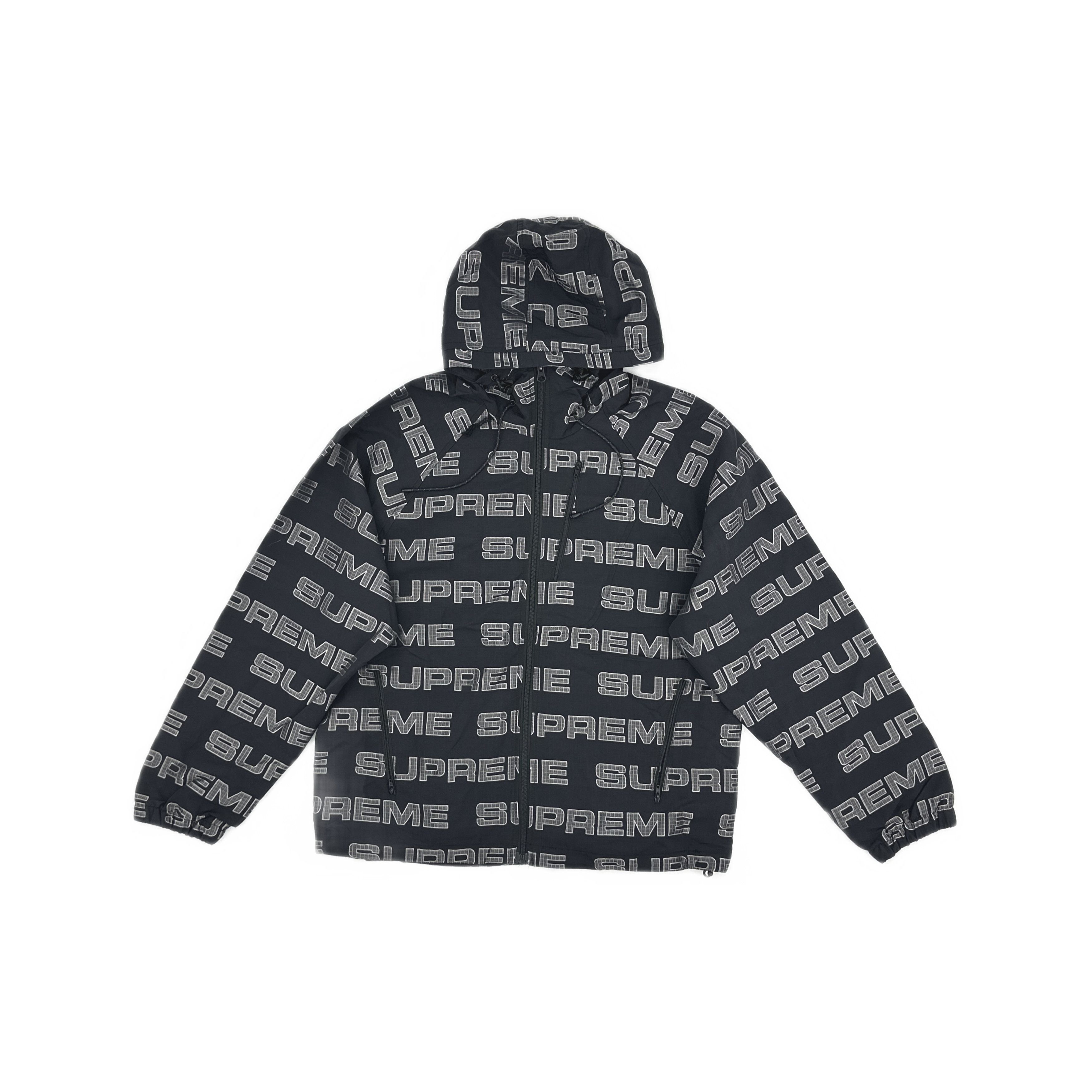 Supreme supreme applique hooded track jacket | Grailed