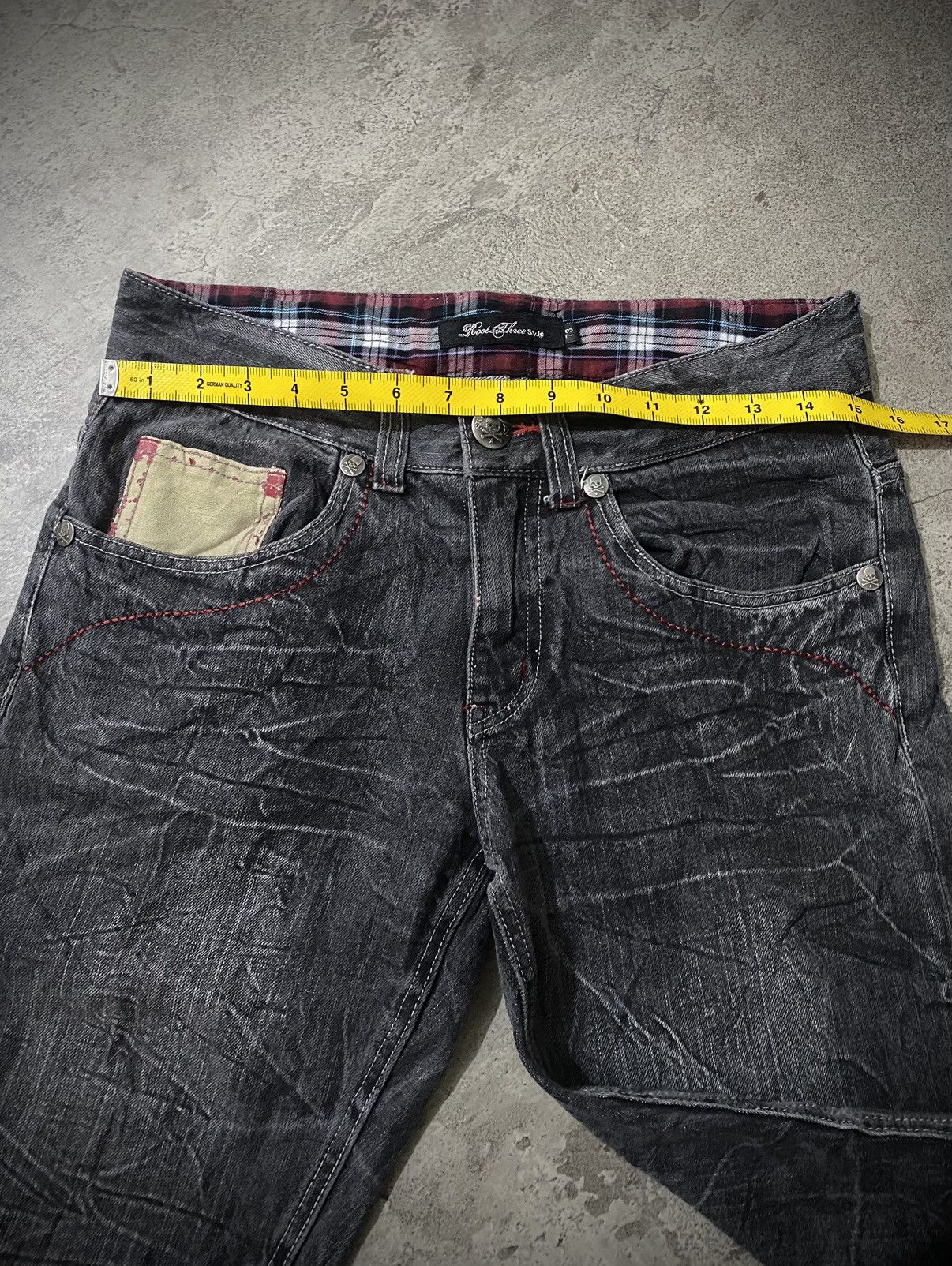 Tornado Mart Lace up rootthree vkei style bootcut jeans Size US 30 / EU 46 - 12 Thumbnail