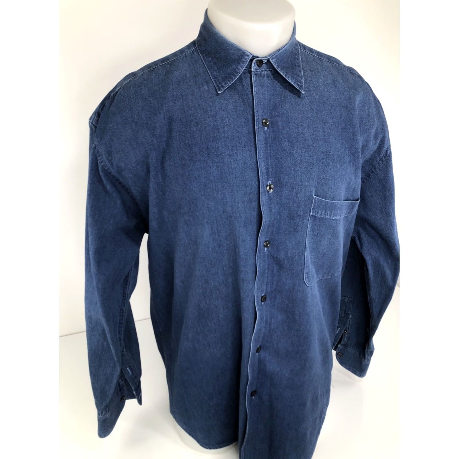 Reiss REISS LONDON - Lightweight Denim Mens Lg. Shirt Size US L / EU 52-54 / 3 - 3 Thumbnail