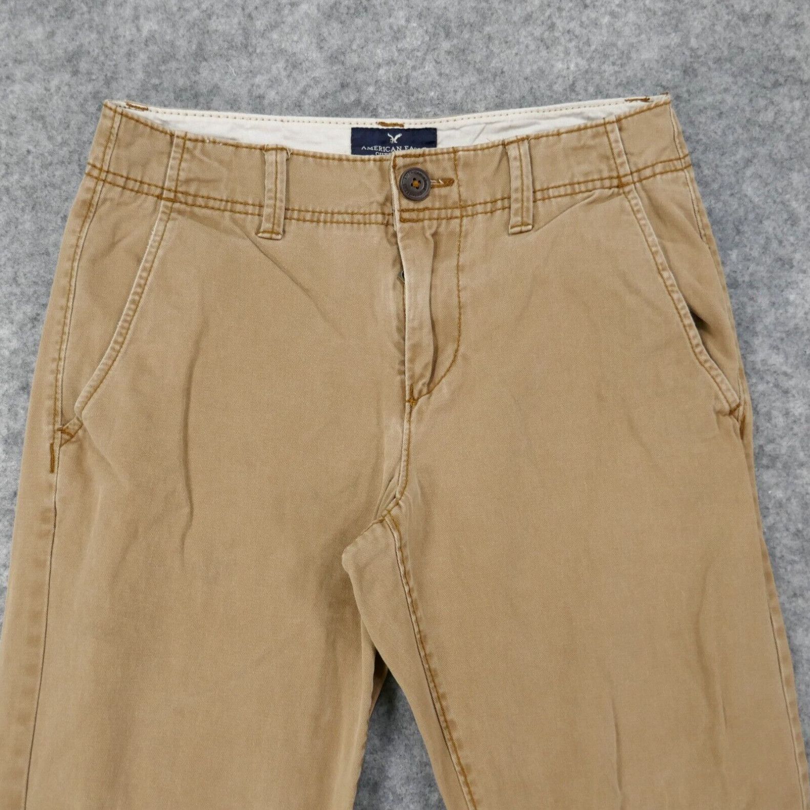 Pantalon Chino Slim American Eagle Pour Homme - Couleur Beige/khaki - Taille 32/32 - Très Bon état