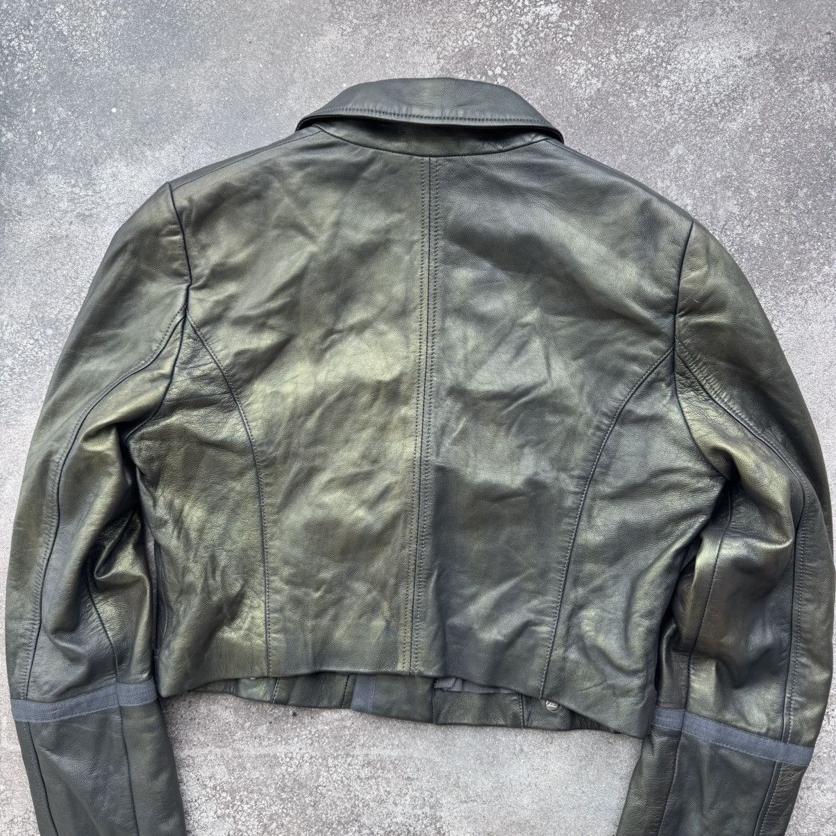Diesel DIESEL 00’s Vintage Faded/Washed Punk Leather Jacket Size S / US 4 / IT 40 - 10 Thumbnail