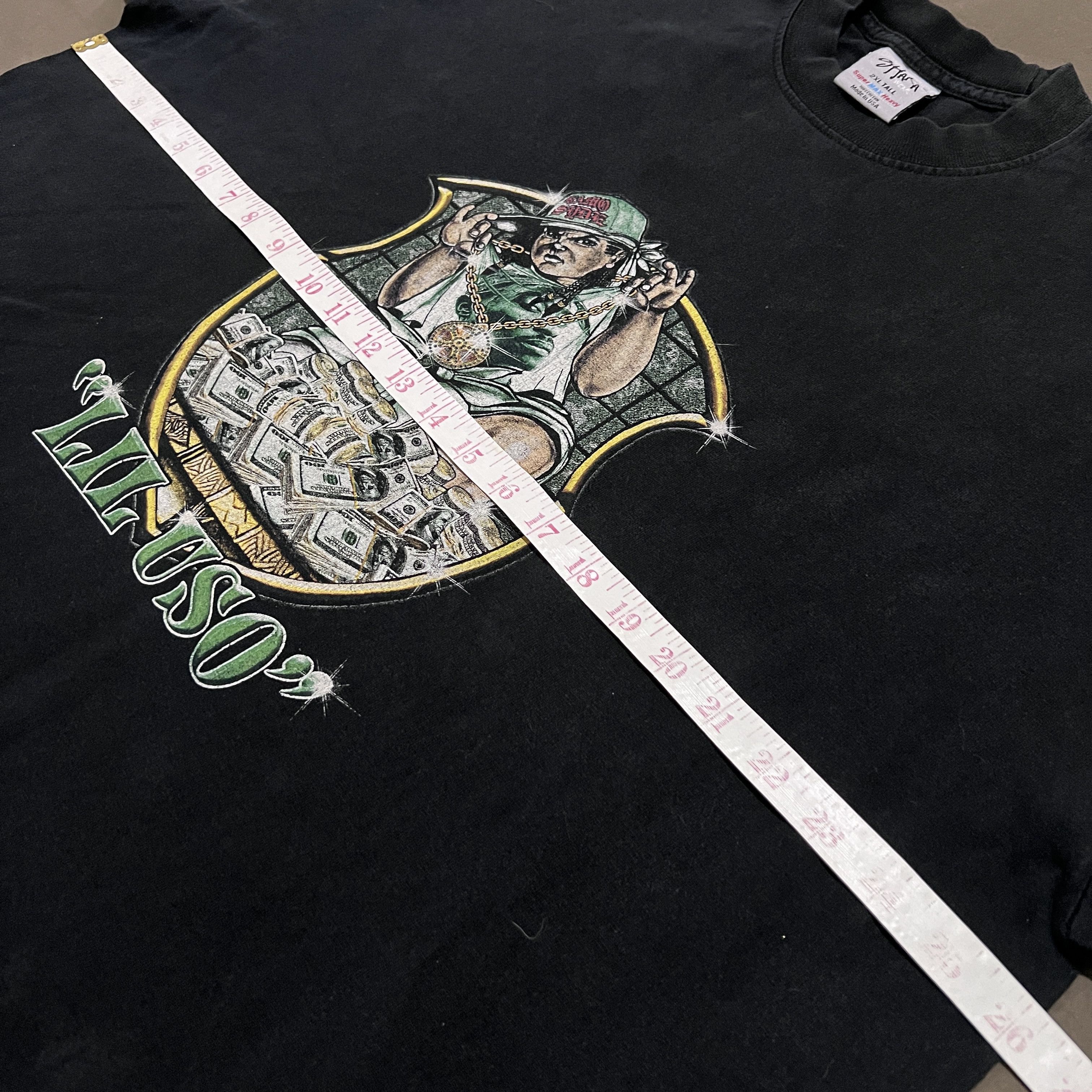 Rap Tees Vintage Y2K Lil Uso Samoan hustler hiphop Tee 2XL Faded Size US XXL / EU 58 / 5 - 8 Thumbnail