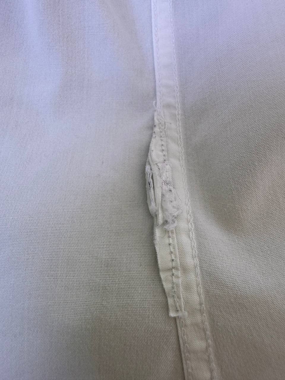 Dolce & Gabbana DOLCE & GABBANA Fitted Poplin Shirt w/ Ruffle Lace Trim Size M / US 6-8 / IT 42-44 - 7 Thumbnail