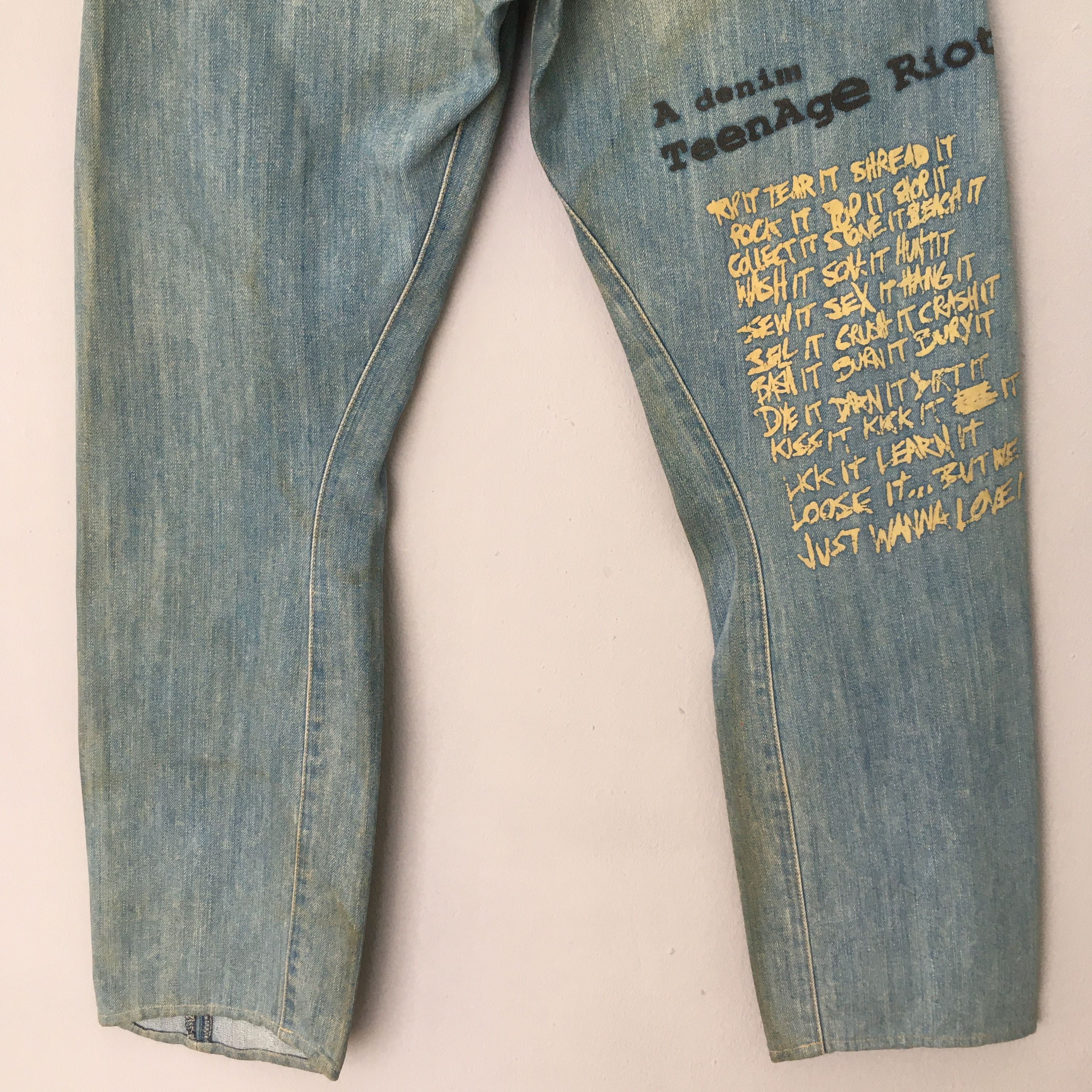 Levi's Size 28x30.5 Vintage Y2K Levis Engineered Dirty Jeans S1482 Size US 28 / EU 44 - 10 Thumbnail