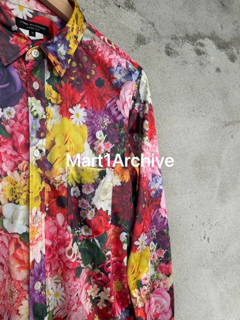 Comme des Garcons Comme Des Garcons Floral print shirt Size S / US 4 / IT 40 - 3 Thumbnail
