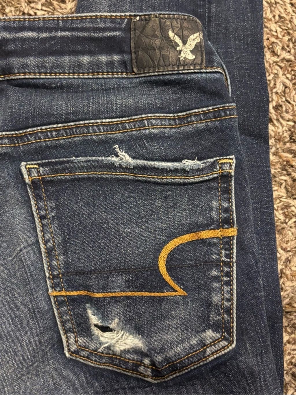 American Eagle Outfitters Women's American Eagle Super Low Jegging Jeans Size 26" / US 2 / IT 38 - 2 Thumbnail