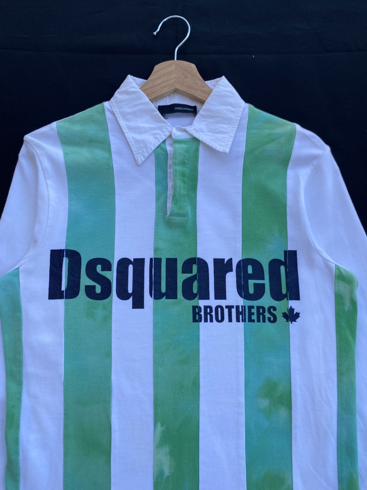 Dsquared2 Rare Dsquared Stripes Longsleeve Polo Shirt Size US S / EU 44-46 / 1 - 1 Thumbnail