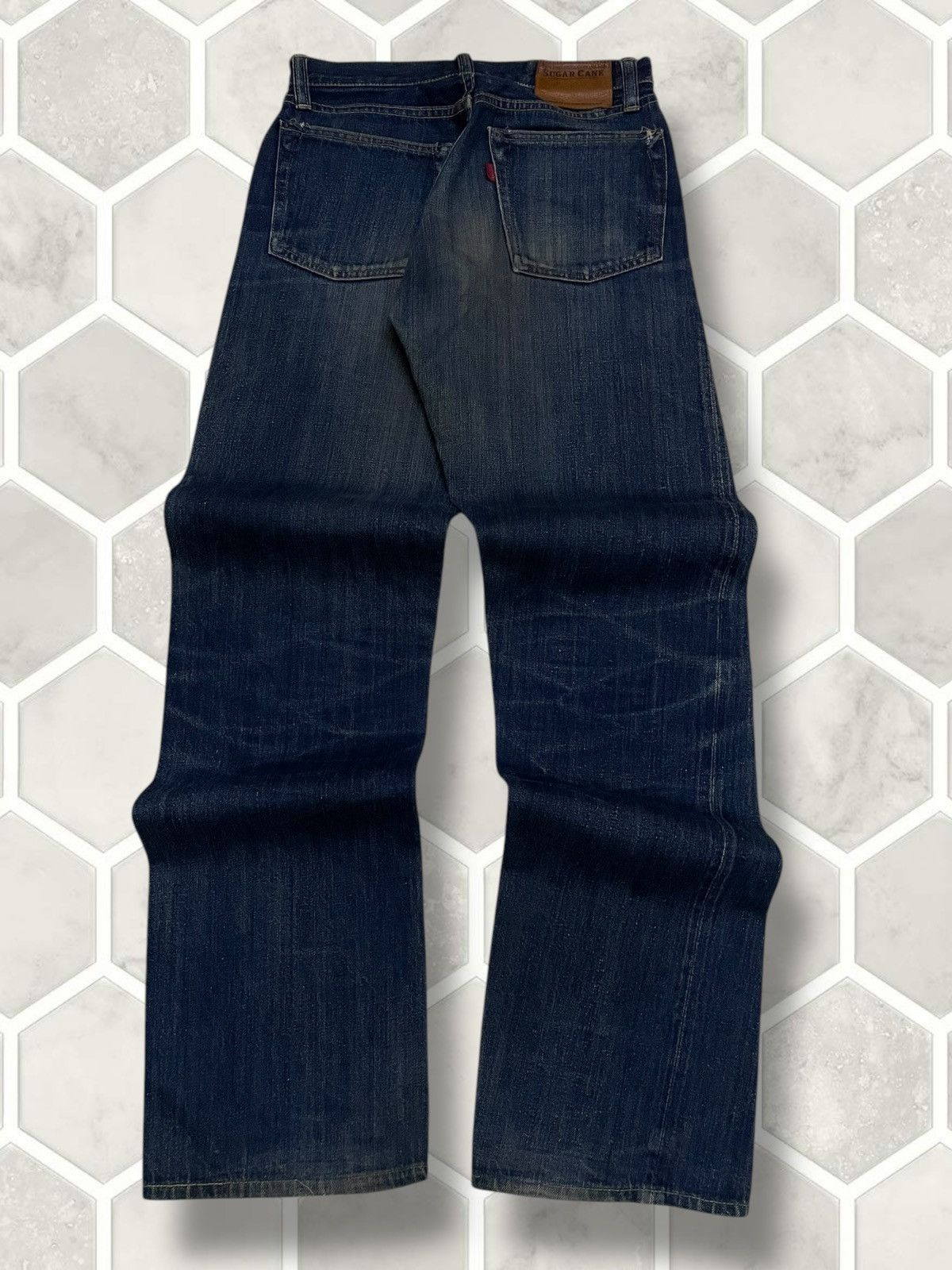 Sugar Cane Vintage Rare 1990s Japan Designer Sugar Cane Selvedge Denim Size US 27 - 9 Thumbnail
