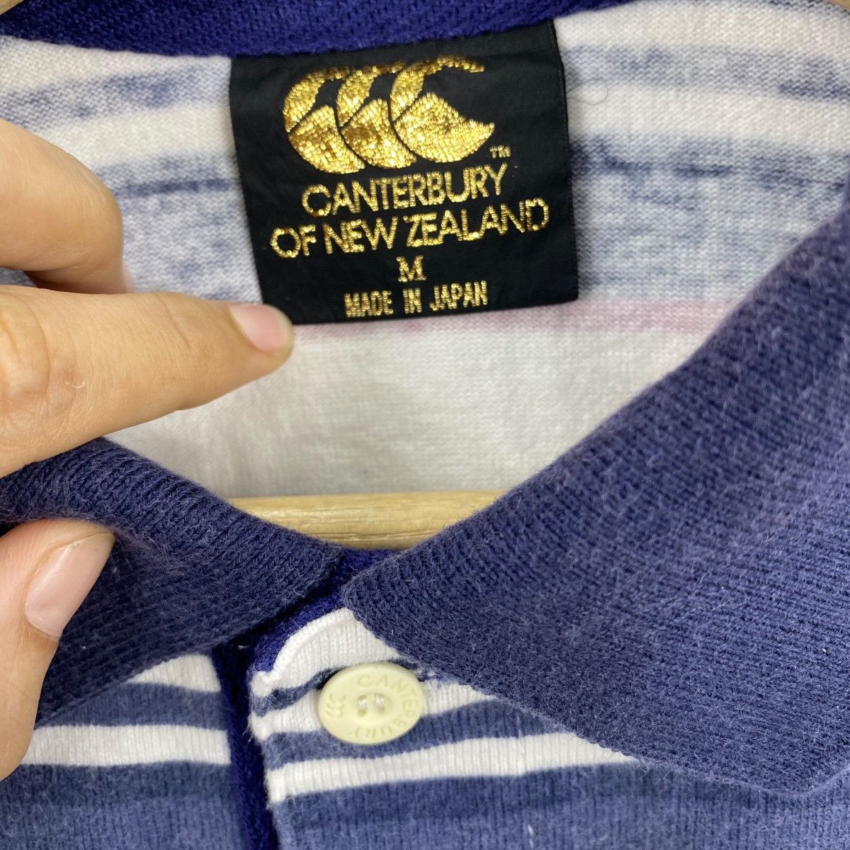 Canterbury of New Zealand × Vintage Vintage CANTERBURY Of NEW ZEALAND Logo Striped Polo Shirt Size US M / EU 48-50 / 2 - 6 Thumbnail