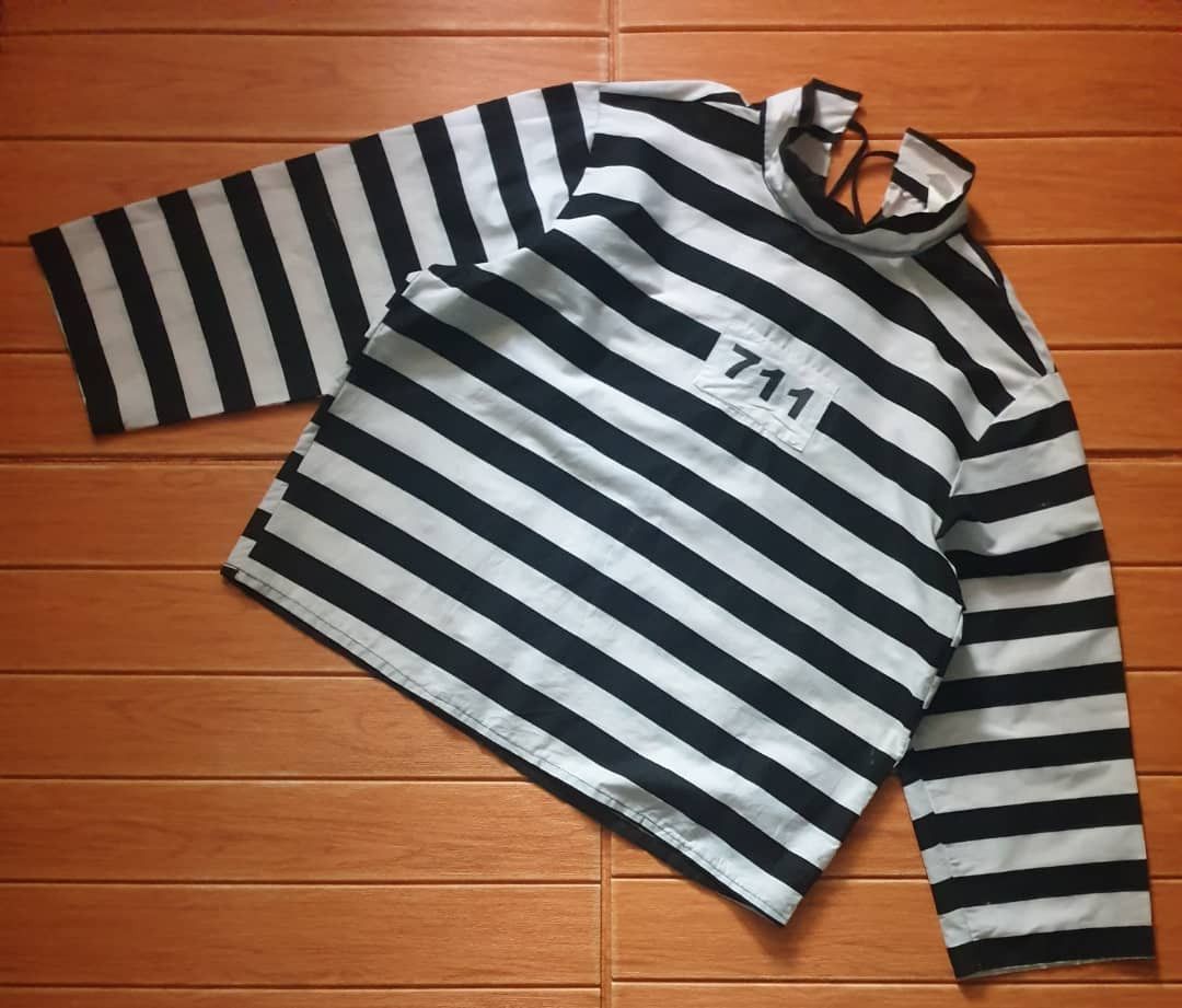 Japanese Brand Rubies prisoners stripe Shirt Size US XXL / EU 58 / 5 - 9 Thumbnail