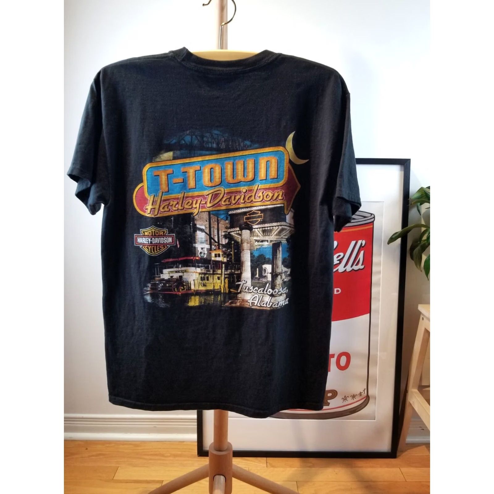 Harley Davidson VINTAGE Harley-Davidson Motorcycle Black Men's T-Shirt SZ MEDIUM Shirt Mens Harley-Davidson Motorcycle Black T-Shirt Medium Size US M / EU 48-50 / 2 - 3 Thumbnail