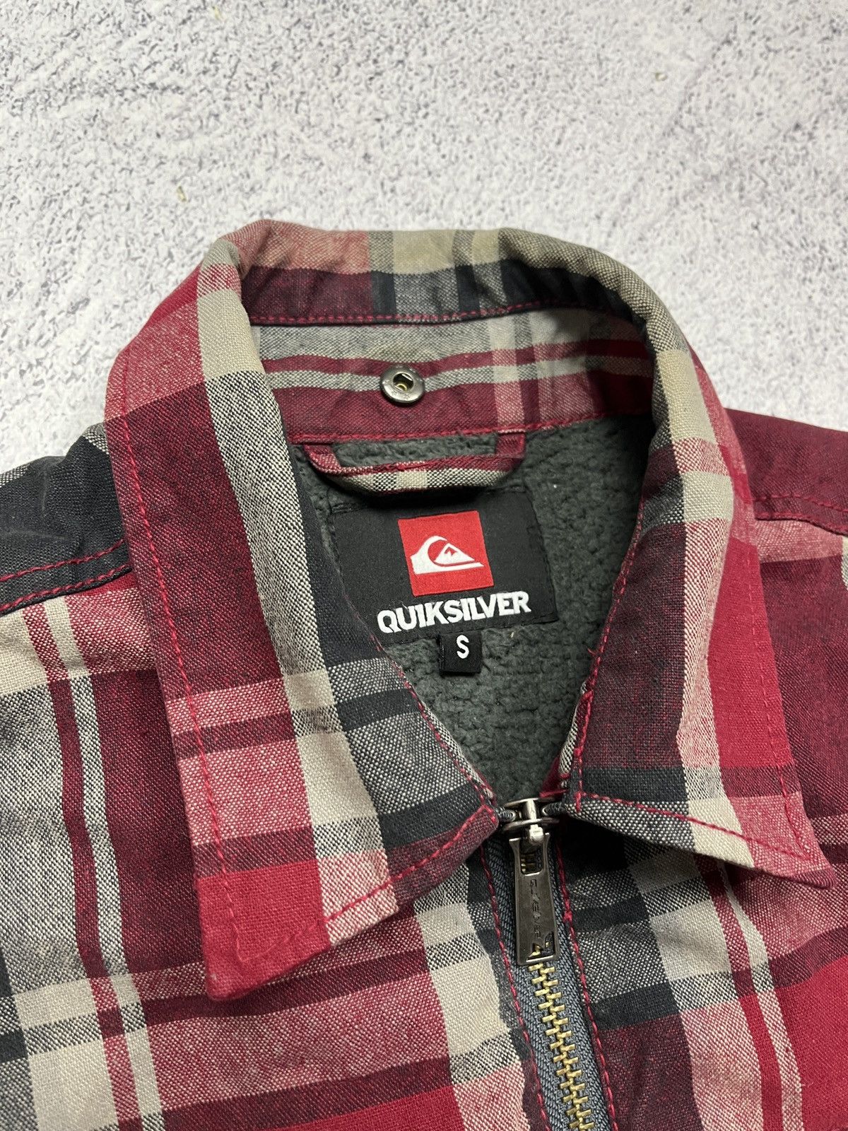Quicksilver Vintage Quicksilver Surf Zipper Plaid Jacket Rare Hype Y2k Size US S / EU 44-46 / 1 - 6 Thumbnail