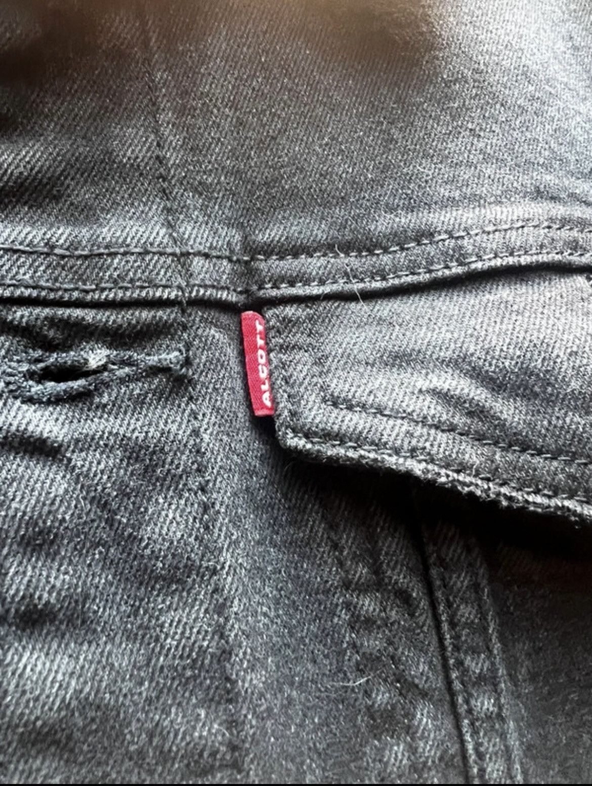 Vintage Alcott trucket jacket black in denim Size US M / EU 48-50 / 2 - 6 Thumbnail