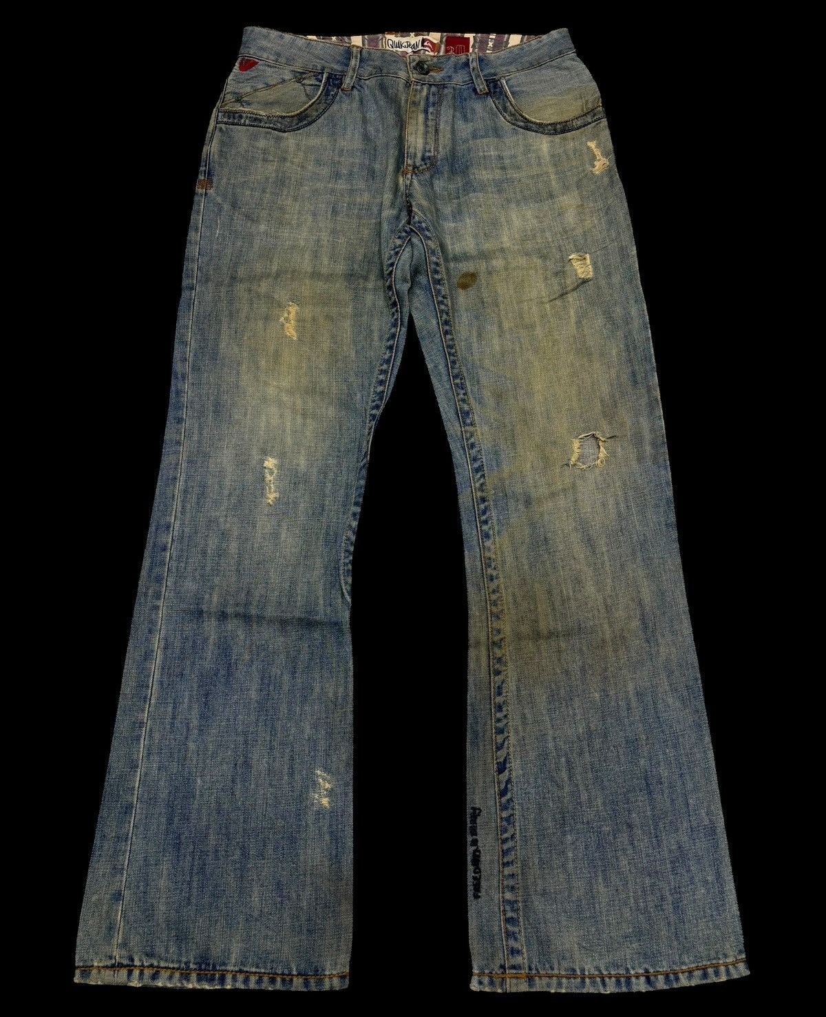 Le Grande Bleu (L.G.B.) Mudmax Wash Freedom Is Dirty Lgb I6W9 Style Flared Jean Size US 32 / EU 48 - 1 Thumbnail