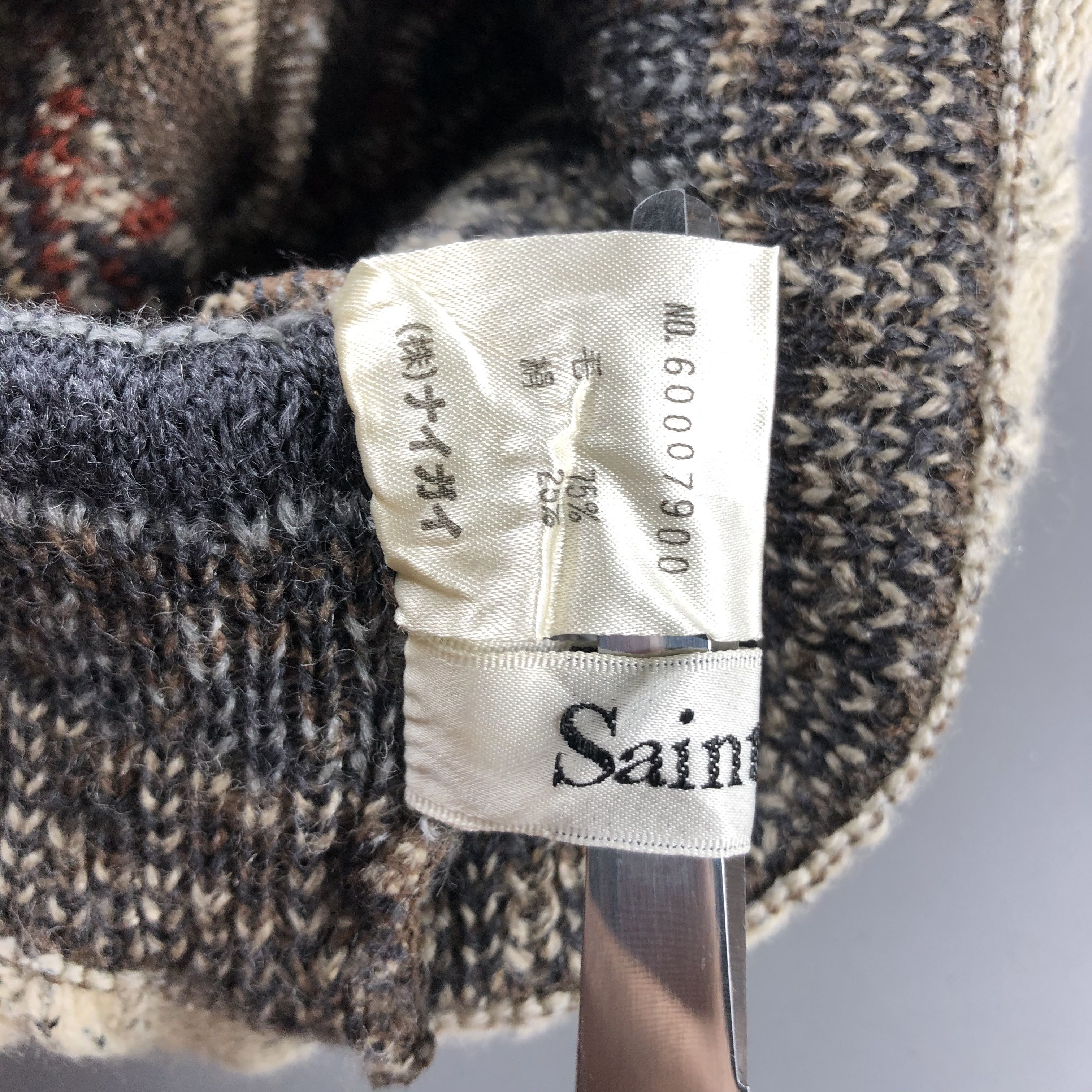 Other × Vintage Saint Joie Fair Isle Beanie Snow Hat Snow Cap -D247 Size ONE SIZE - 4 Thumbnail