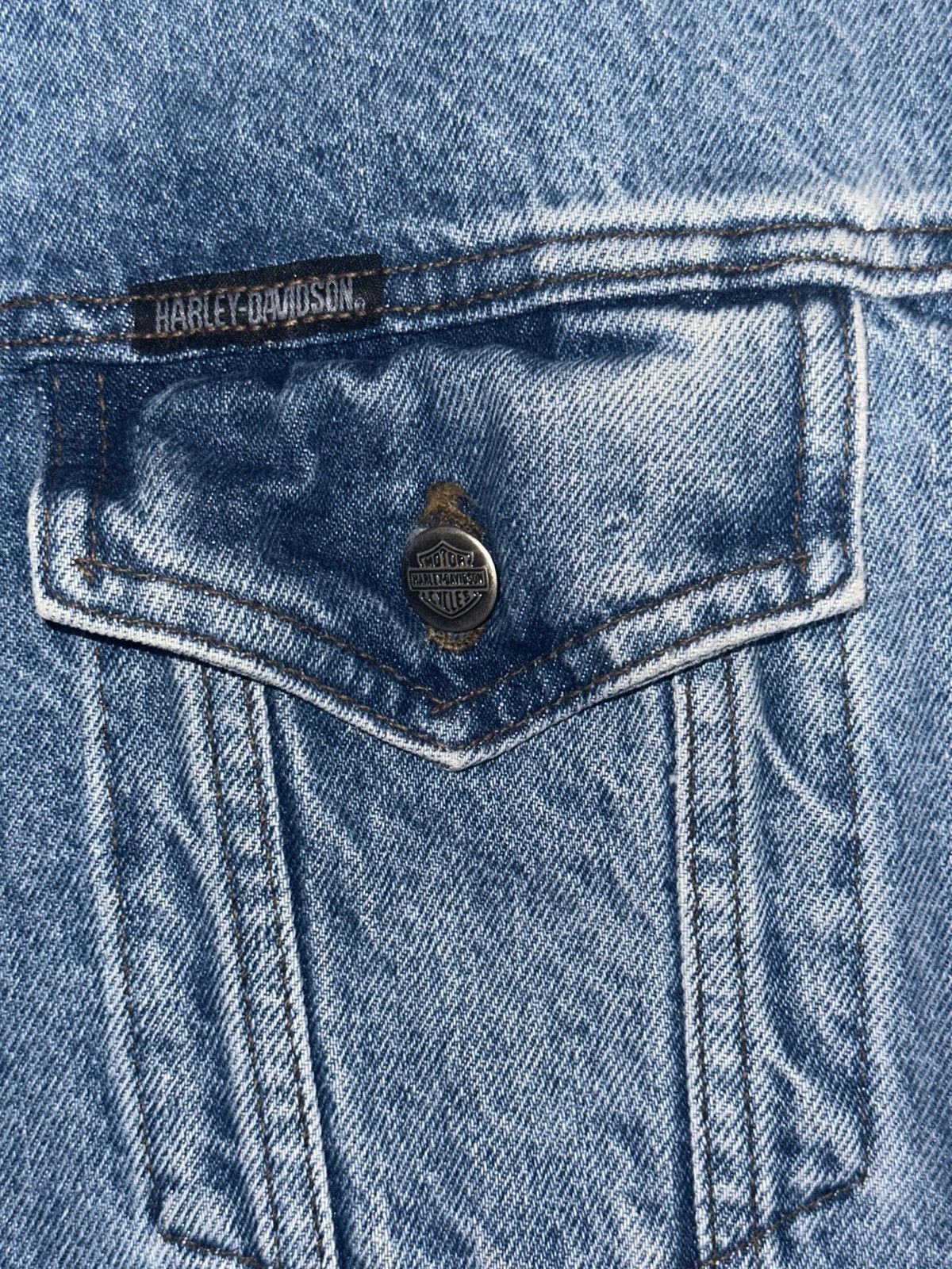 Harley Davidson Harley Davidson Denim Jacket Size US M / EU 48-50 / 2 - 4 Thumbnail