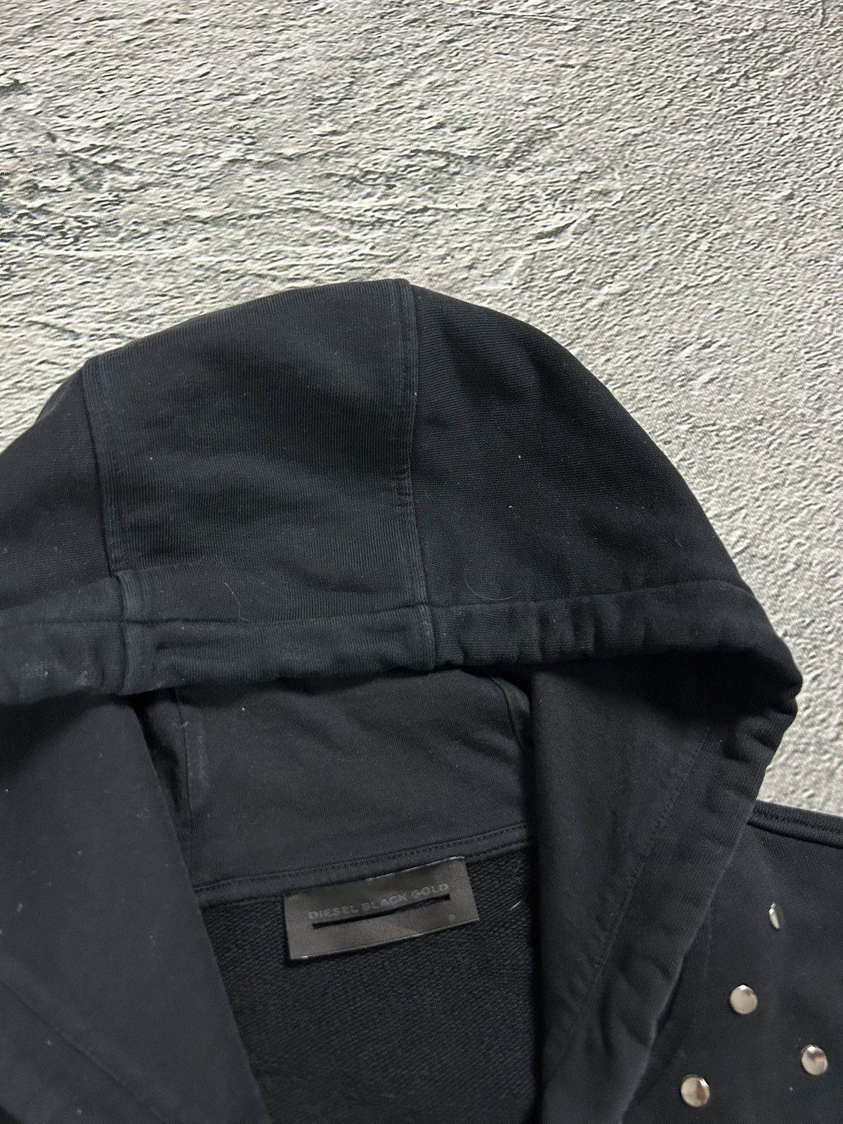 Diesel Diesel Black Gold Line studded zip hoodie Size US S / EU 44-46 / 1 - 8 Thumbnail