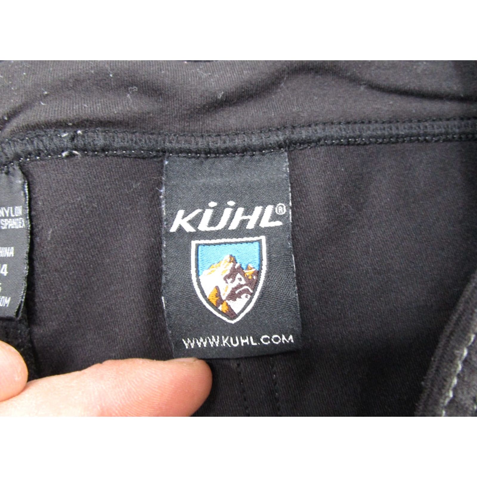 Vintage Kuhl Women’s Wide Leg Nylon Blend Lounge Sweatpants Pants Size 14 Short Black Straight 14 Womens Size 36" / US 14 / IT 50 - 2 Thumbnail
