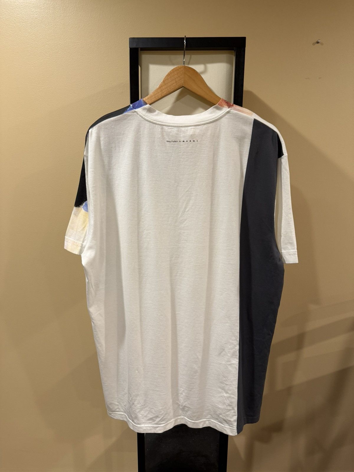 Marni Marni x Betsy Podlach Art Collab Tie Dye White SS T-Shirt Size US XL / EU 56 / 4 - 2 Thumbnail