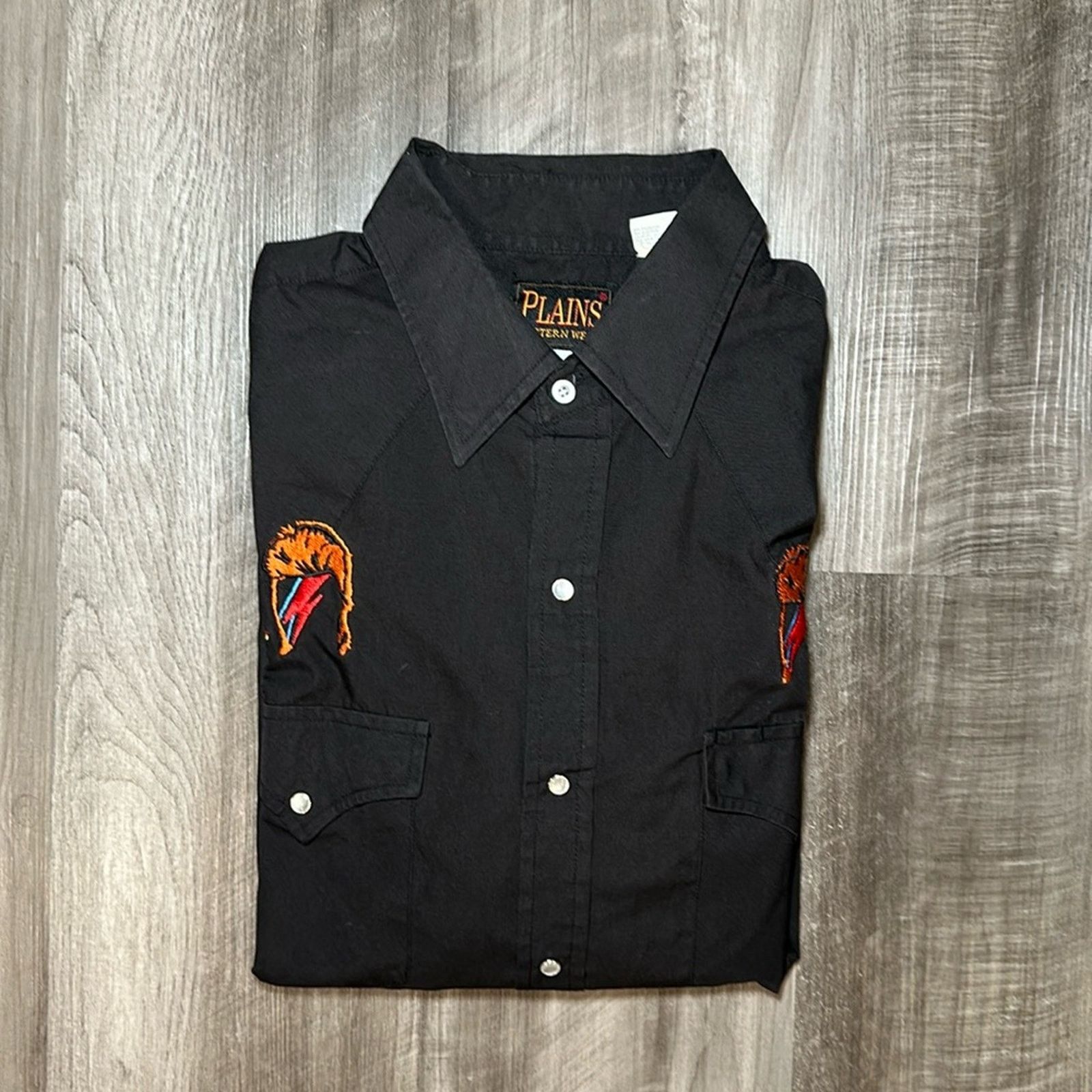 Other Plains Western Wear Long Sleeve Pearl Snap Button - Large Size US L / EU 52-54 / 3 - 1 Thumbnail