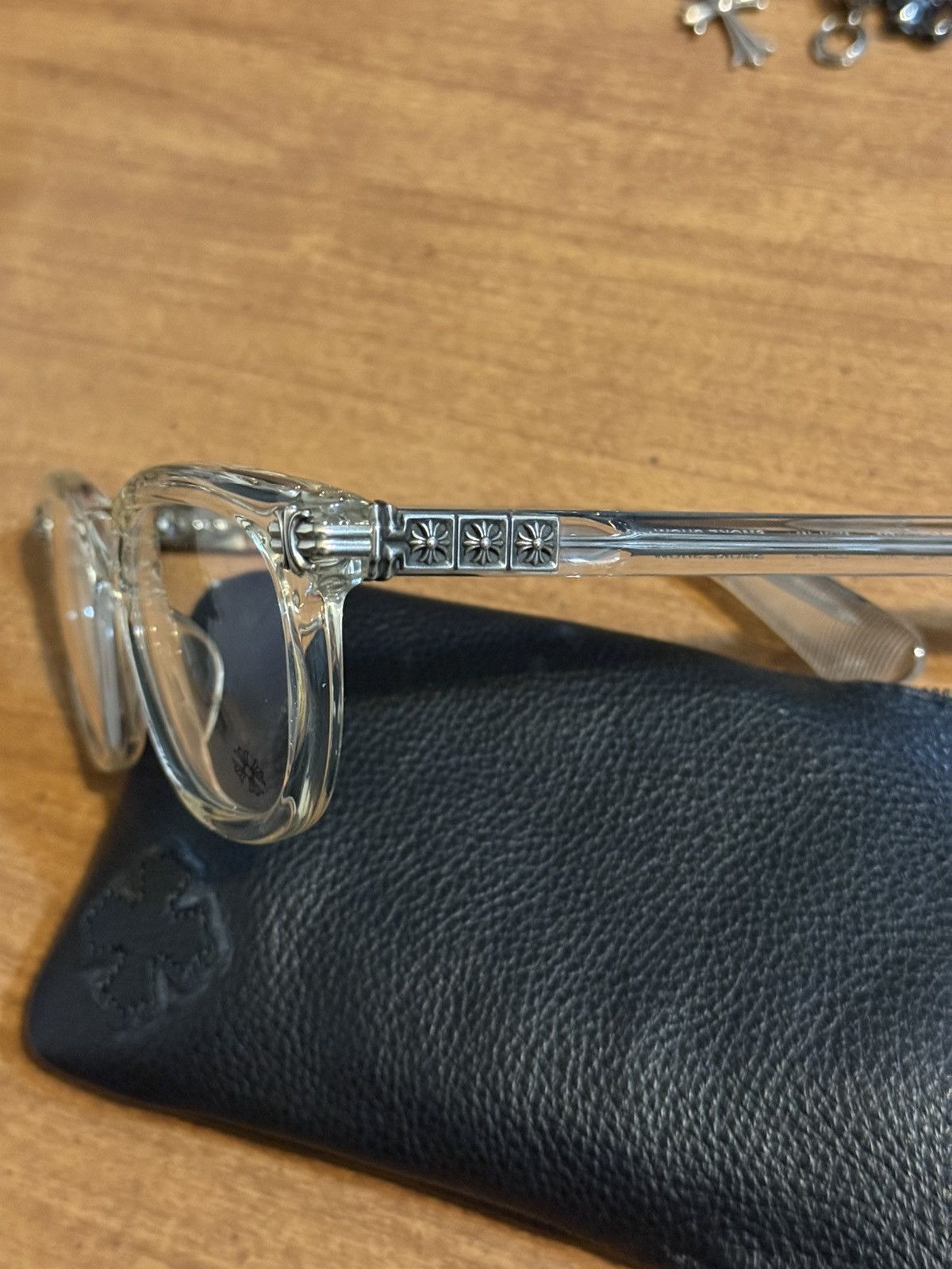 Chrome Hearts Chrome Hearts Smoke Show Glasses Frames Crystal Size ONE SIZE - 3 Thumbnail