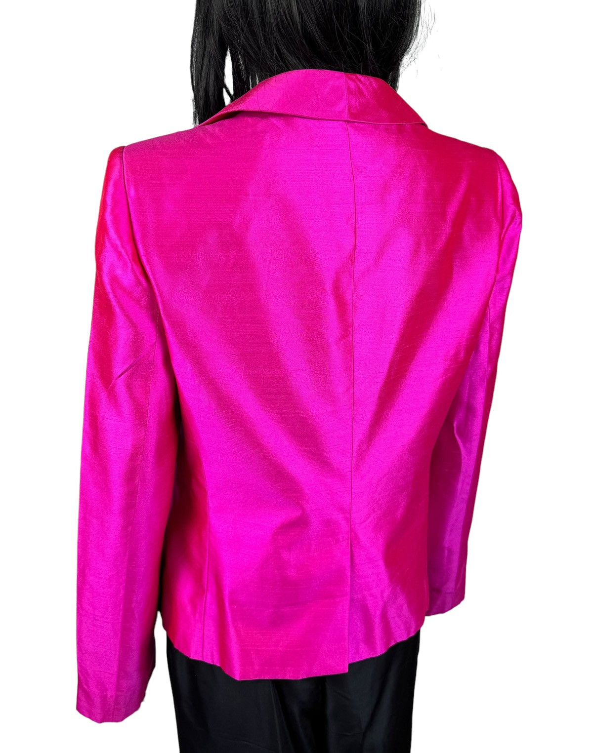 Armani Collezioni Armani Collezioni Silk Pink Blazer size IT46 Size L / US 10 / IT 46 - 9 Thumbnail