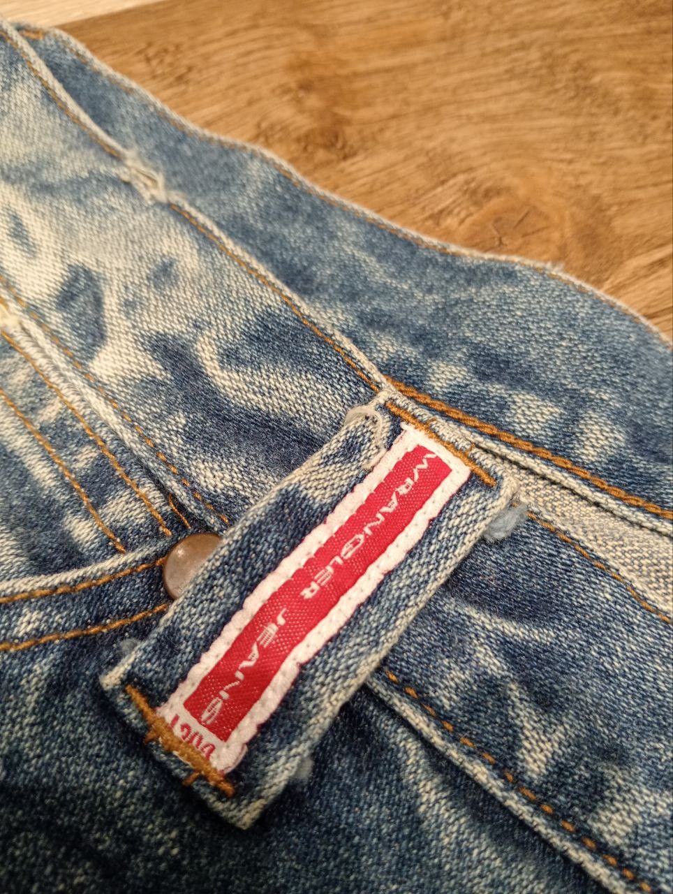 Wrangler VINTAGE WRANGLER DISTRESSED LOOK JEANS - SIZE 33 Size US 33 - 6 Thumbnail