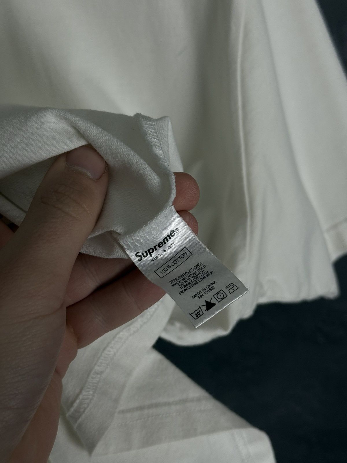 Supreme Supreme Signature S/S Top Mens Size:L Size US L / EU 52-54 / 3 - 7 Thumbnail