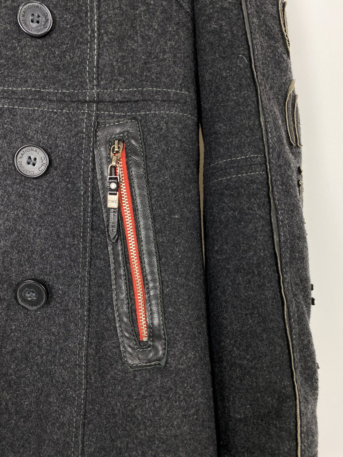 Costume National Y2K Vintage C’N’C for Ducati Double Breasted Wool Rider Coat Size S / US 4 / IT 40 - 11 Thumbnail