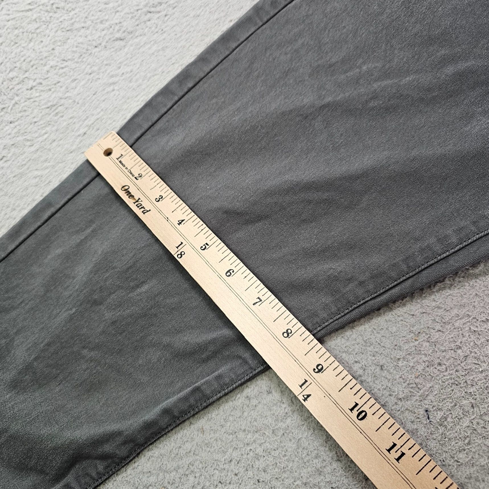 Flint And Tinder Flint and Tinder Jeans Mens Slim Tapered 31x30 Grey Denim Zip Button 5-Pocket City Preppy Modern Stretch Size US 31 - 6 Thumbnail