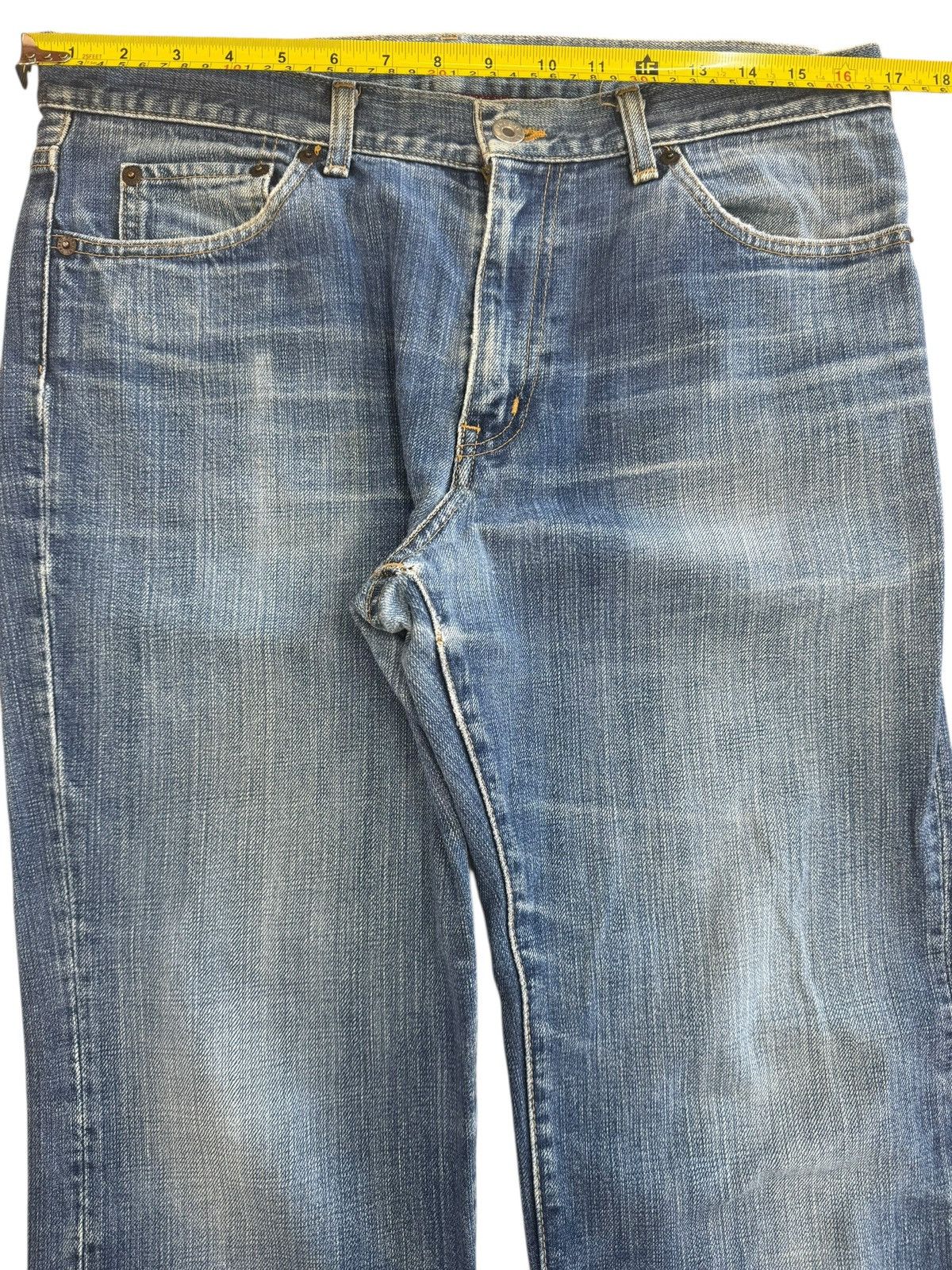 Takeo Kikuchi Vintage Takeo Kikuchi Blue Wash Wide Leg Japan Denim Size US 34 / EU 50 - 10 Thumbnail