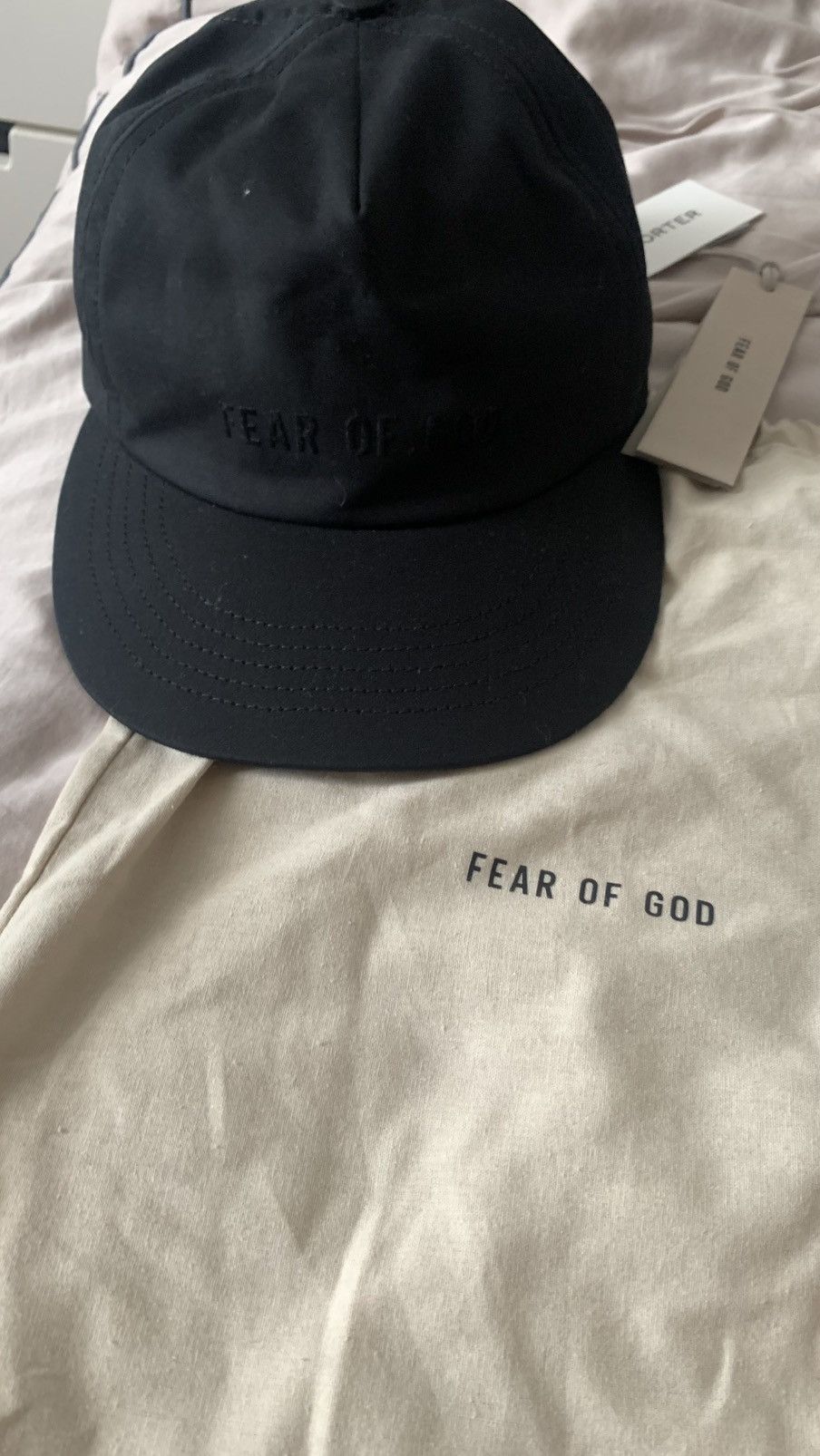 Fear of God Fear of god eternal flocked cotton baseball cap Size ONE SIZE - 4 Thumbnail