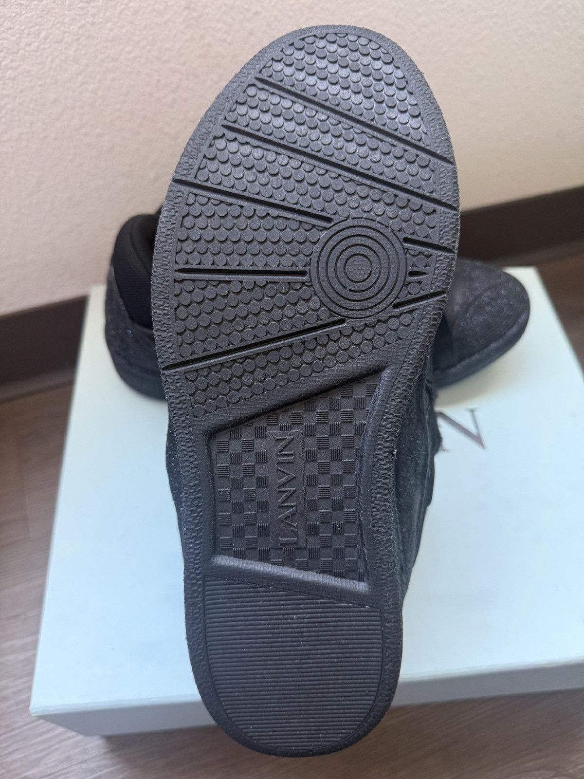 Lanvin Lanvin Curb Sneakers Black Glitter Size US 10 / EU 43 - 9 Thumbnail