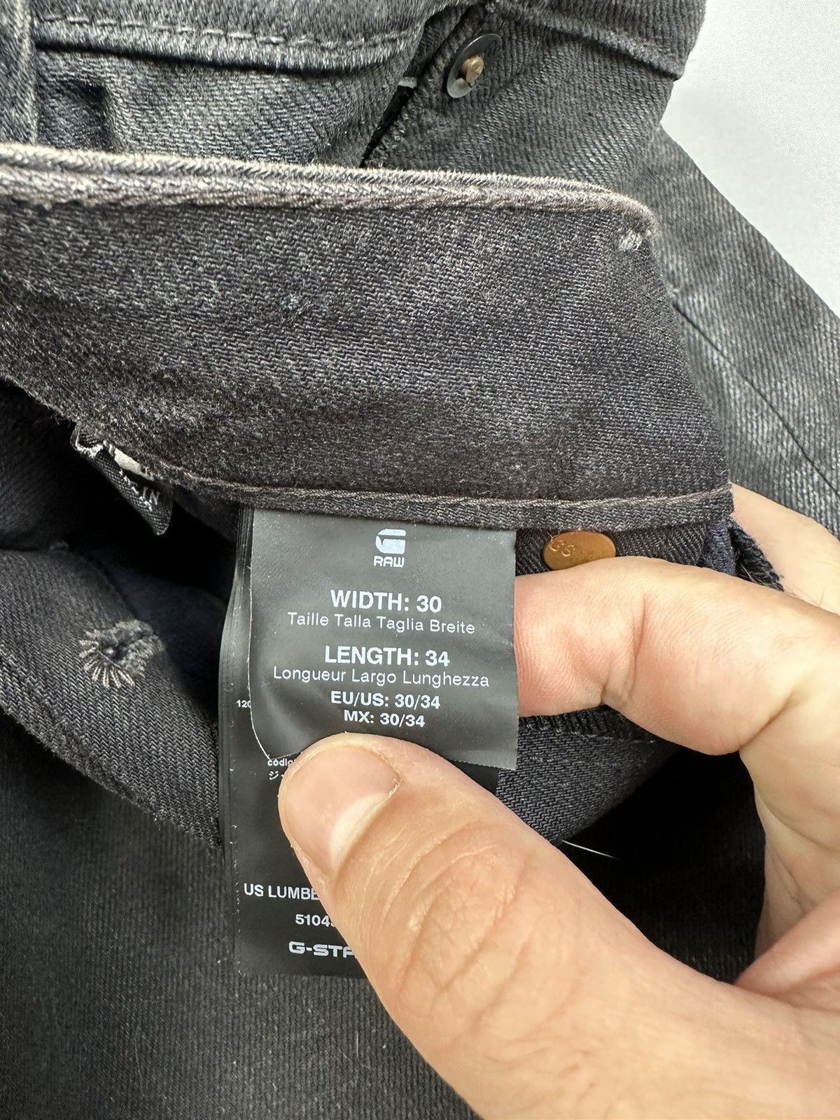 G-Star Tapered G-Star Raw Lumber Denim Size US 30 / EU 46 - 8 Thumbnail