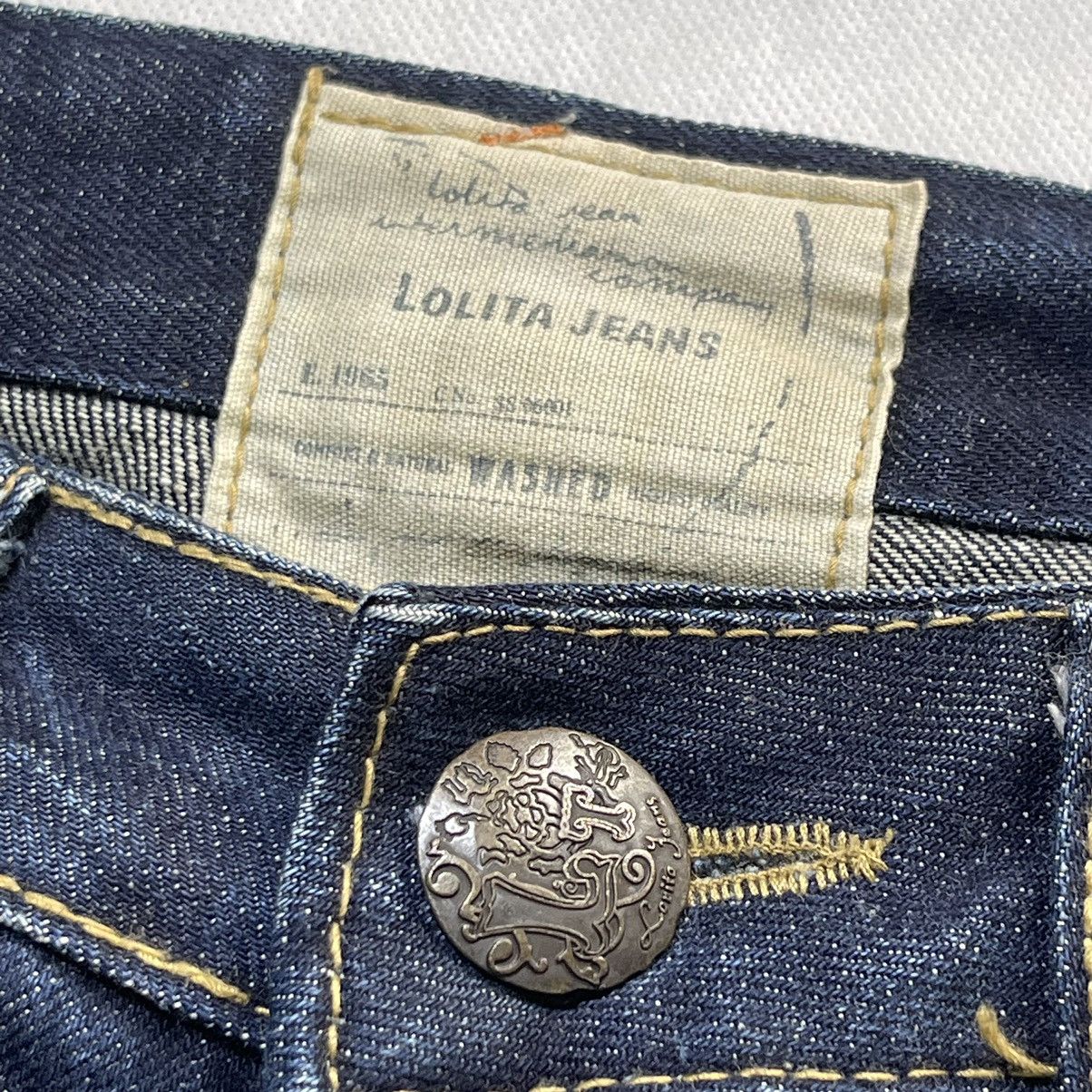 20471120 × If Six Was Nine × Japanese Brand Lolita Yoshitomo Nara Claw Mark Flare Denim Pant Size 32" / US 10 / IT 46 - 11 Thumbnail
