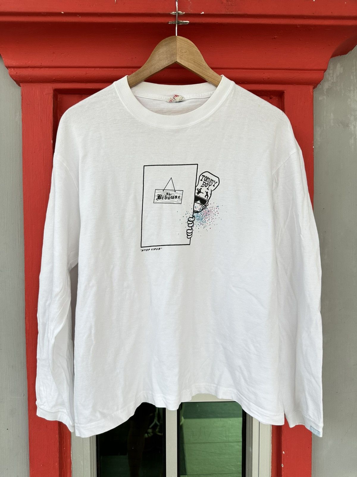 Band Tees Vintage Tommy Boy Hip Hop Band by Bivouac Tee Size US L / EU 52-54 / 3 - 1 Thumbnail