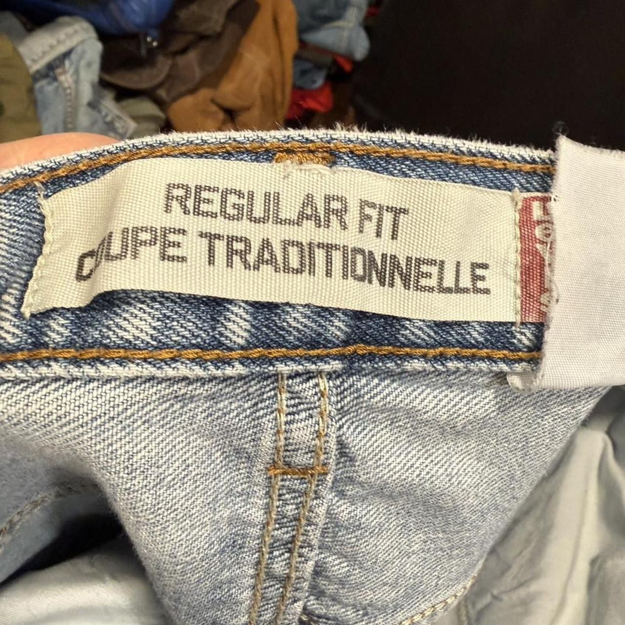 Levi's Y2K Levi's 505 Light Washed Faded Regular Straight Jeans Size US 36 / EU 52 - 4 Thumbnail