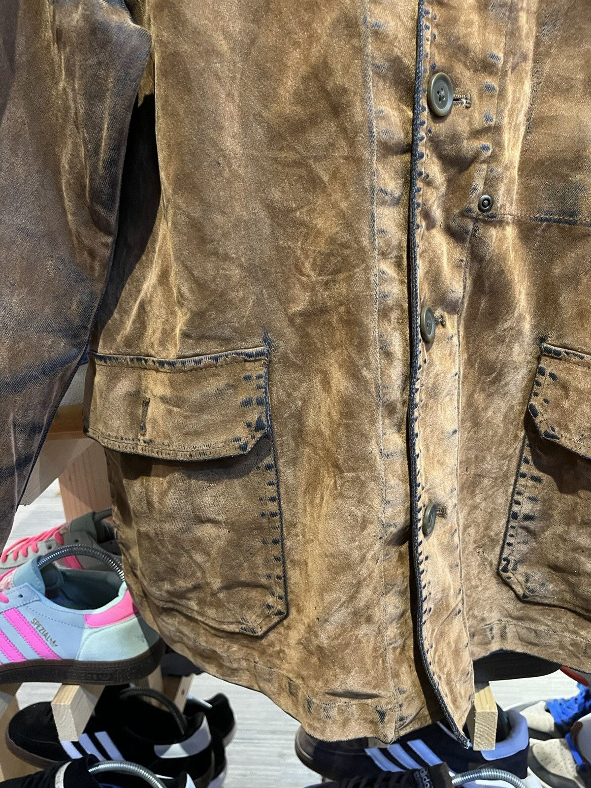 Japanese Brand × Kansai Yamamoto × Vintage Vintage Kansai Jeans Chore Jacket Size US M / EU 48-50 / 2 - 3 Thumbnail
