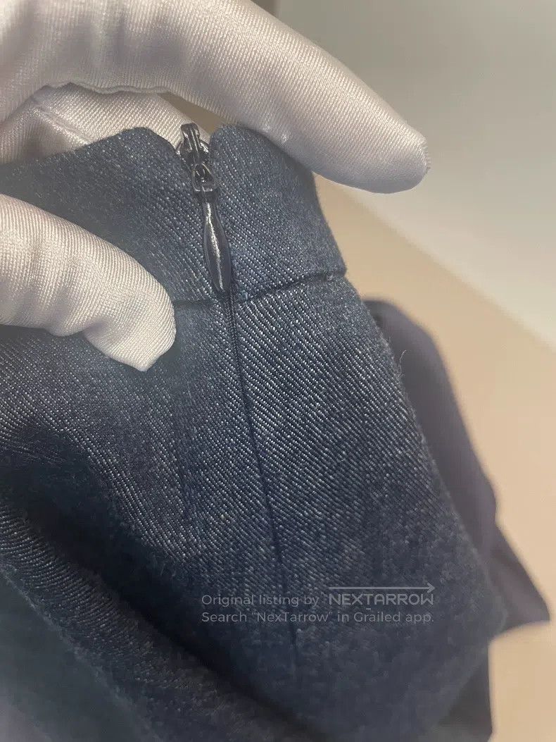 Brunello Cucinelli Brunello Cucinelli Denim and Silk Long Skirt Size 26" / US 2 / IT 38 - 6 Thumbnail