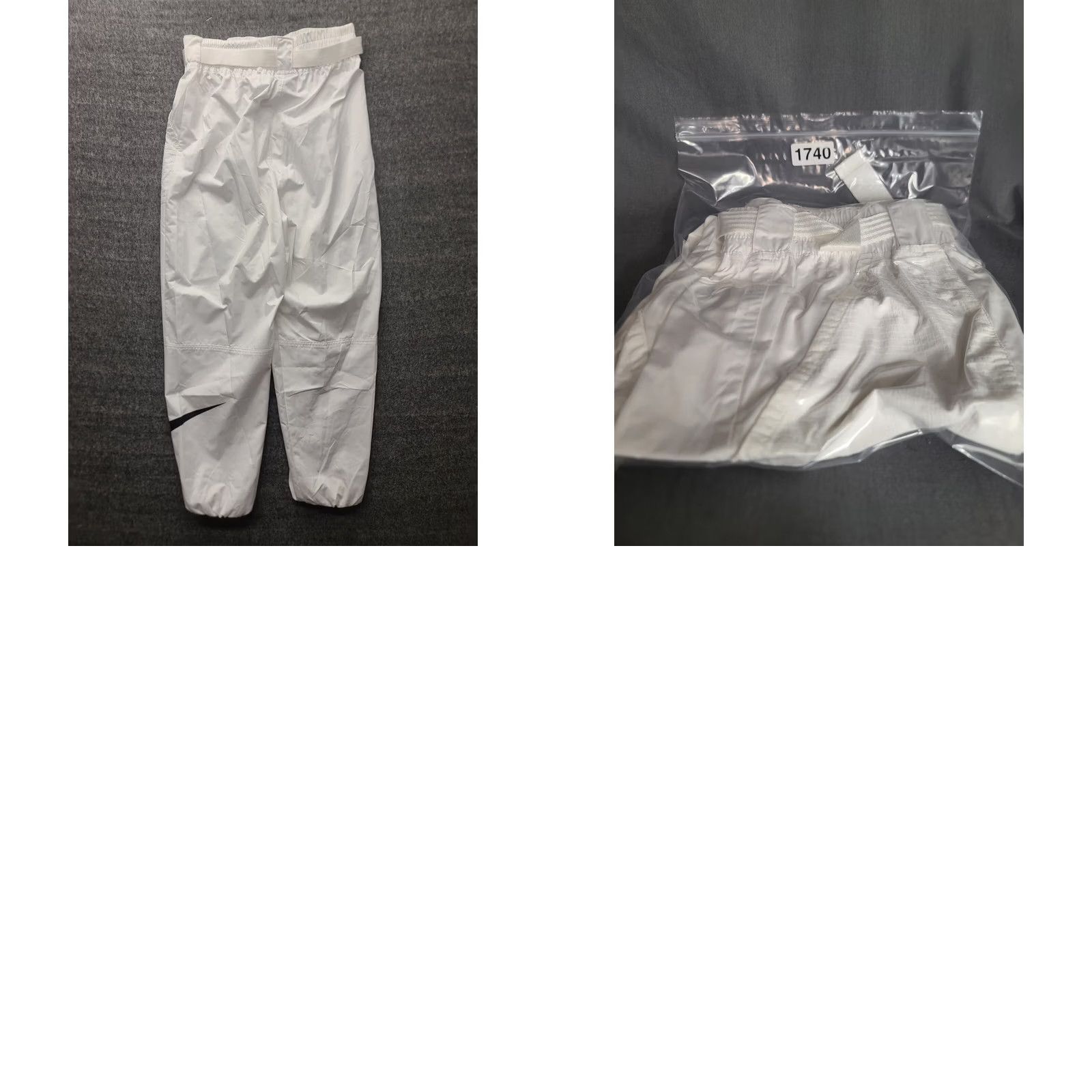 Nike Nike Womens S Joggers Tapered Leg Relaxed Fit Swoosh Lightweight Athleisure Pants White Size 28" / US 6 / IT 42 - 8 Thumbnail