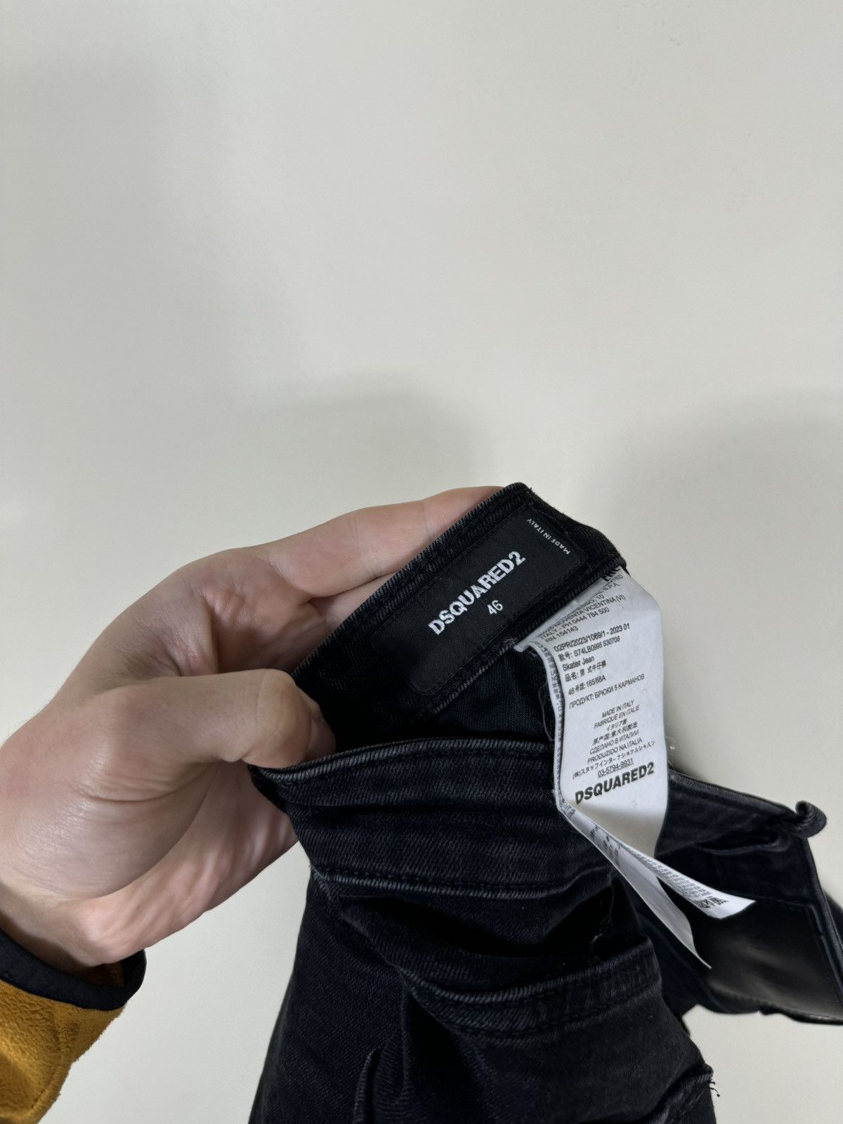 Dsquared2 Dsquared2 Caten Brothers black denim jeans Size US 34 / EU 50 - 7 Thumbnail