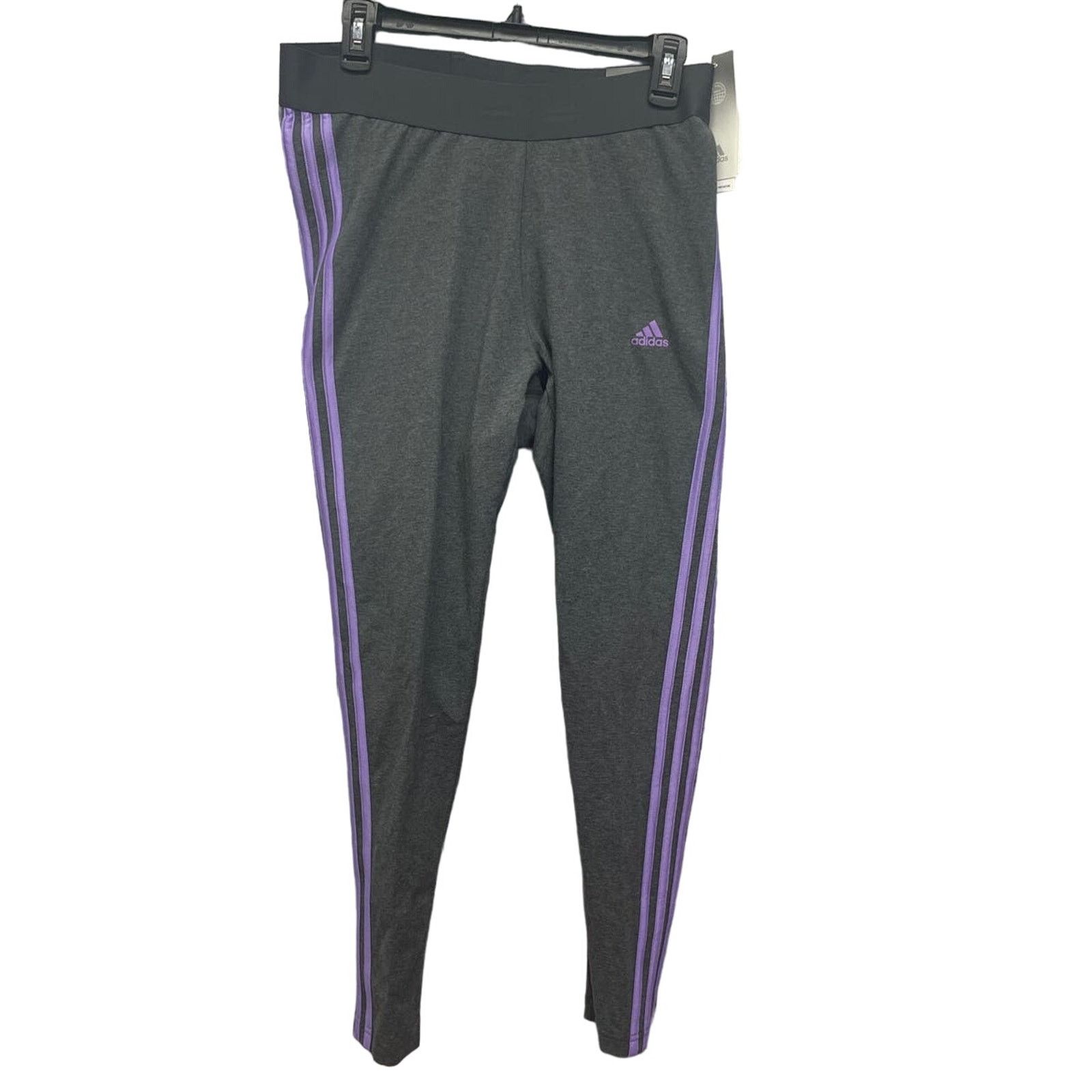 Adidas New Adidas Womens XS Cotton Spandex Blend Mid Rise Leggings Size 24" / US 00 / IT 34 - 1 Thumbnail