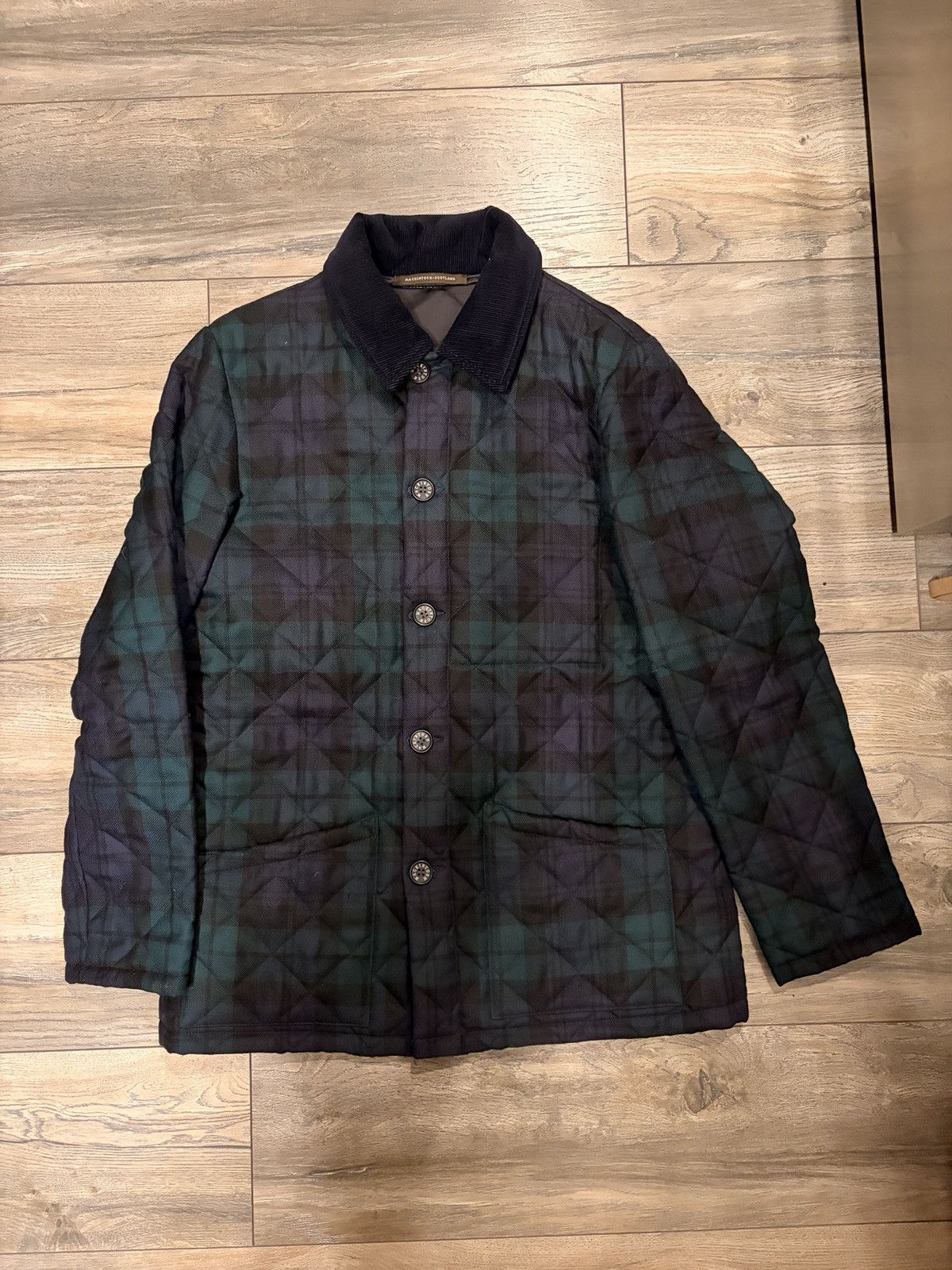 Mackintosh Blackwatch Quilted Jacket Size US L / EU 52-54 / 3 - 2 Thumbnail