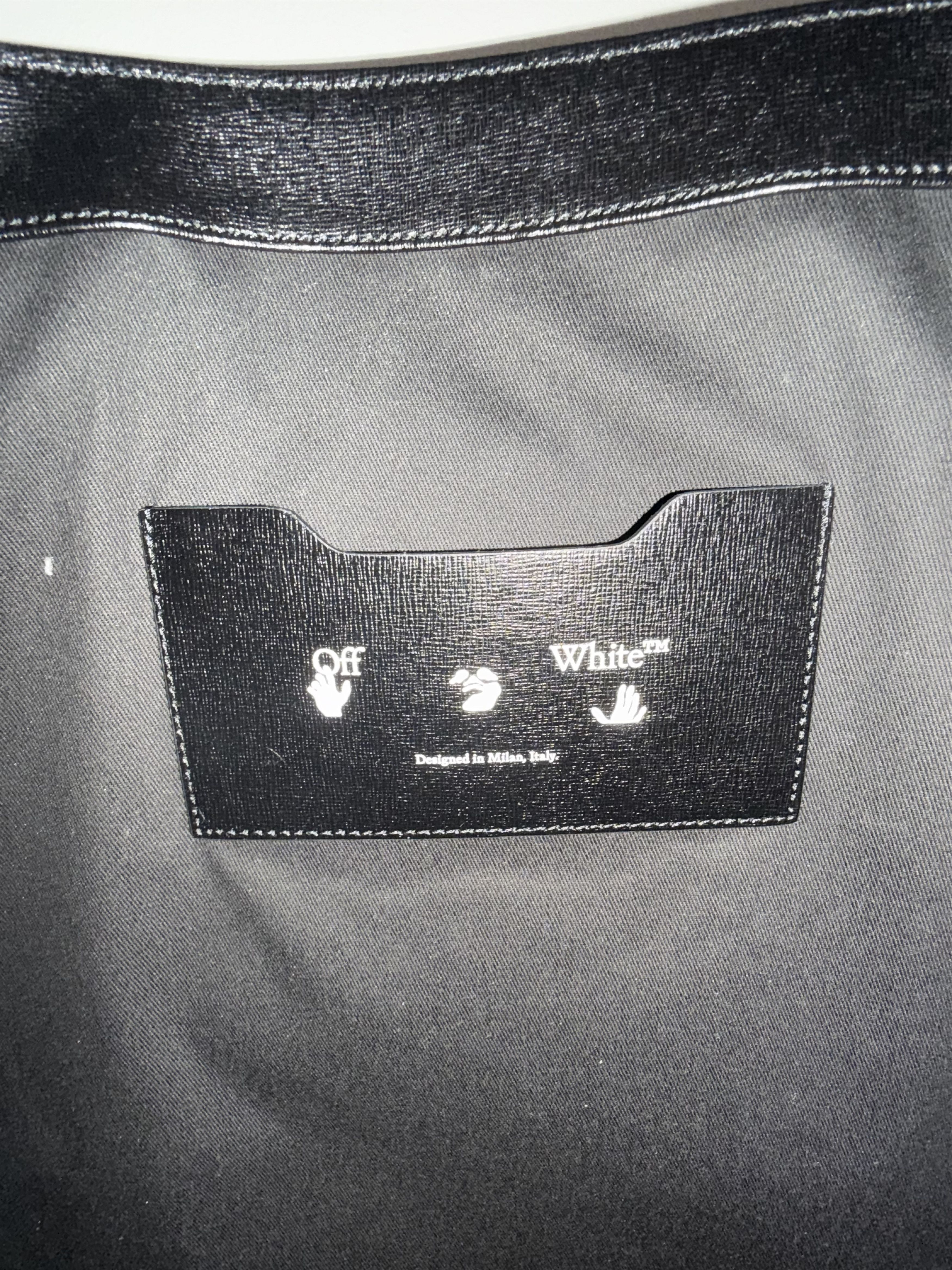 Off-White Off White Tote Black Leather Size ONE SIZE - 12 Thumbnail